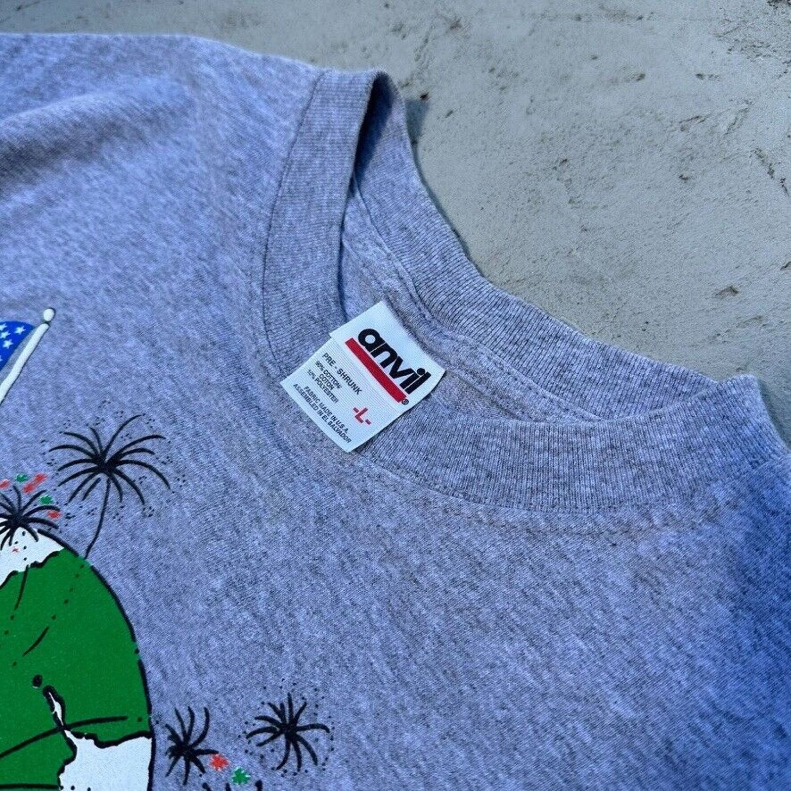 Anvil × Vintage Vintage Last Run of the Year Honolulu Hawaii 2003 T Shirt Size US L / EU 52-54 / 3 - 3 Thumbnail