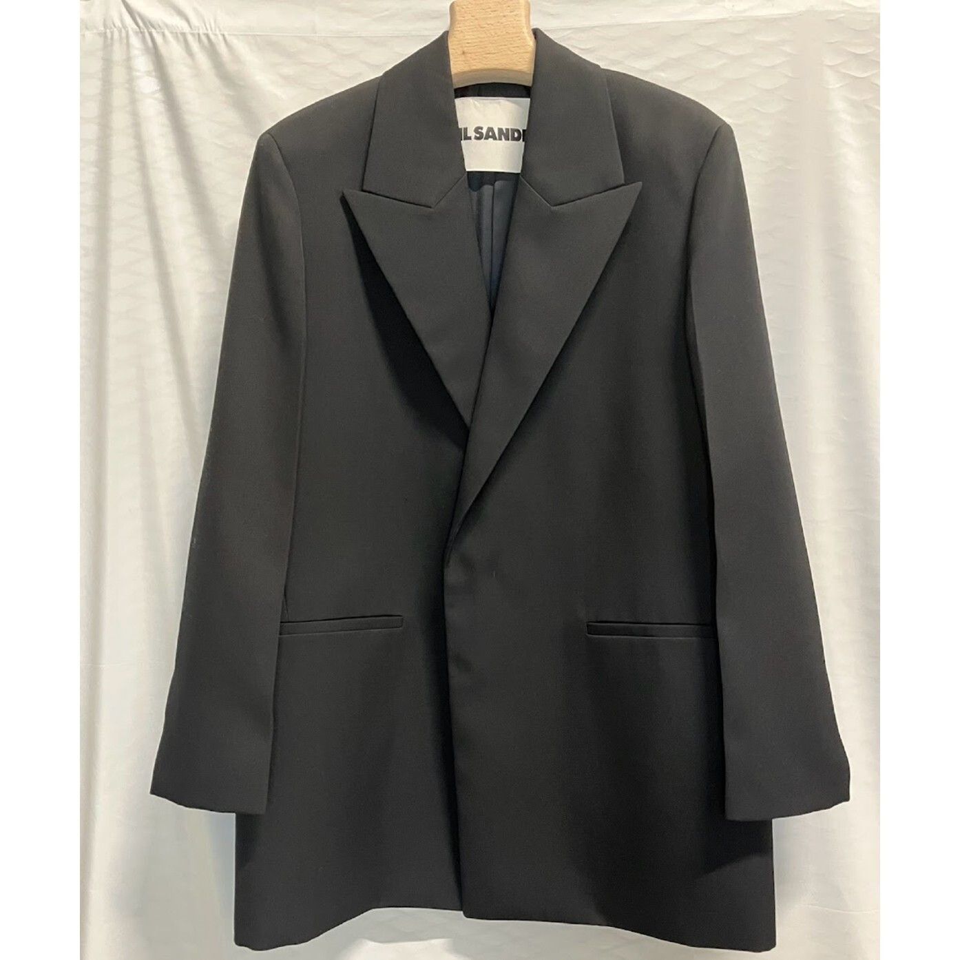 Jil Sander o1loc1c1124 Tailored Jacket in Black Size US XL / EU 56 / 4 - 1 Preview