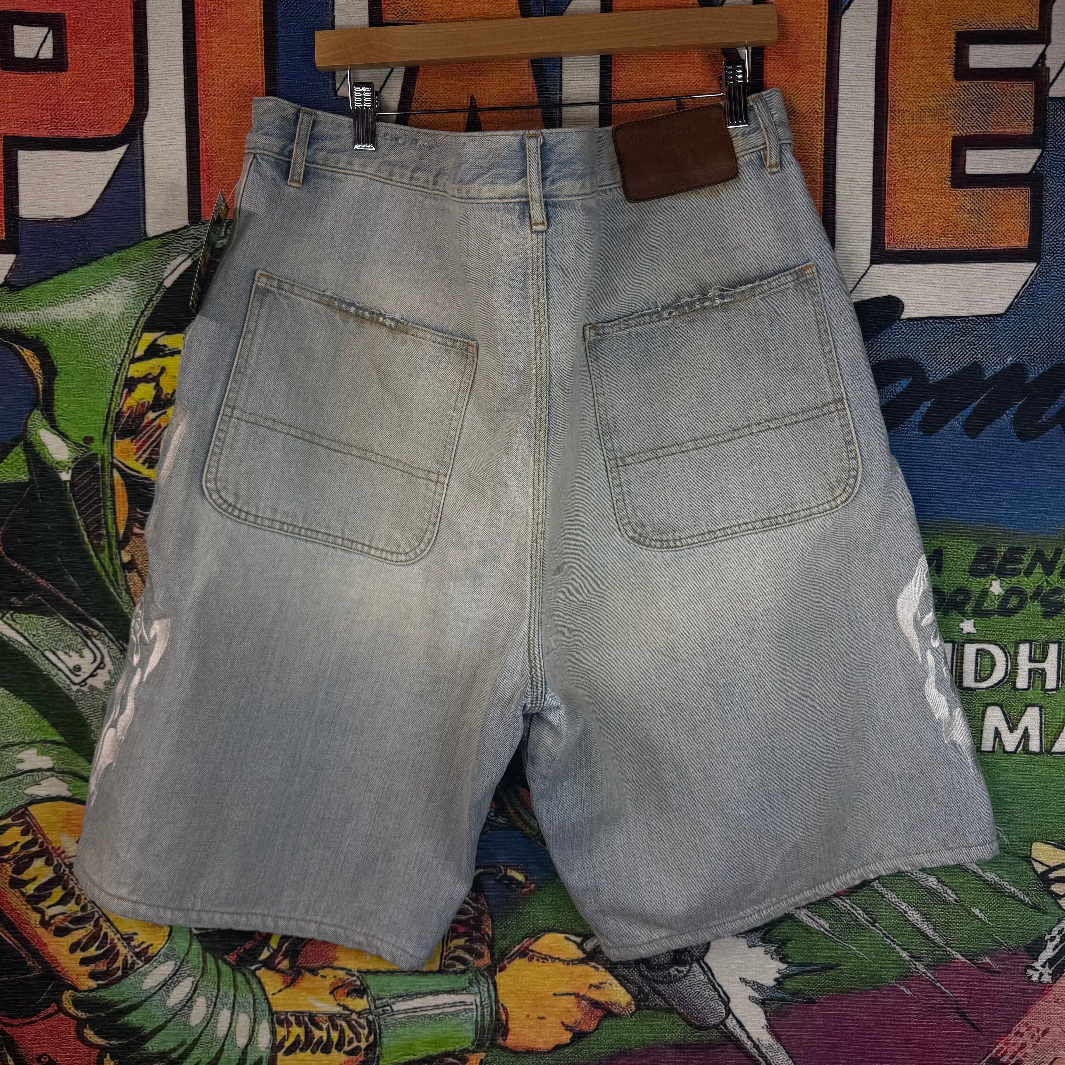 Warren Lotas Warren Lotas Baggy Motto Jean Shorts Size 40" Size US 40 / EU 56 - 2 Thumbnail