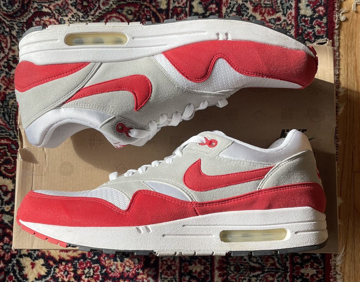 image of Nike Air Max 1 Qs Sport Red 2009 Used Shoes, Men's (Size 12)