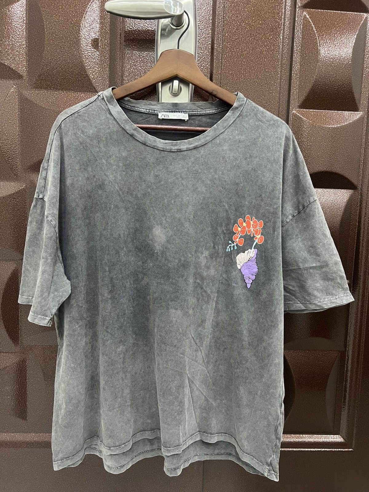 Zara ZARA Vintage Washed Bleach Dye Beach Tee Size US S / EU 44-46 / 1 - 2 Thumbnail