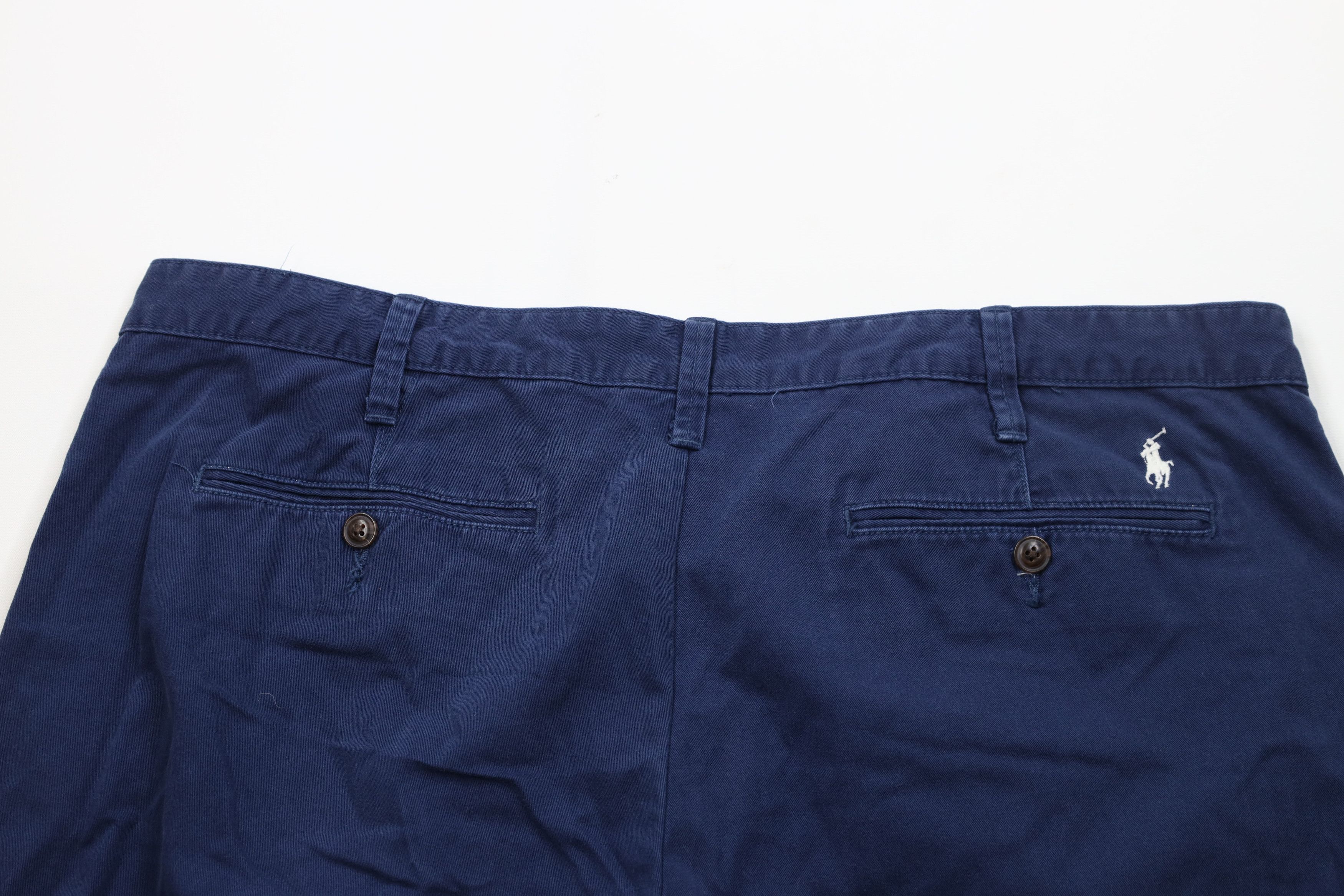 Ralph Lauren Vintage Ralph Lauren Fit Chino Shorts Navy Blue Cotton Size US 40 / EU 56 - 9 Thumbnail