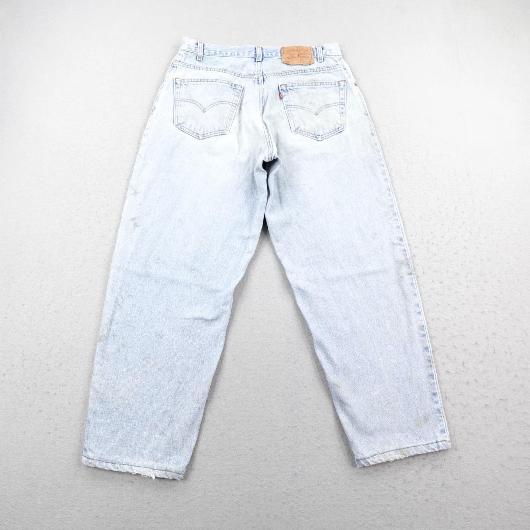 Levi's VINTAGE Levi's Jeans Mens 34x30 Blue Denim 560 Tapered Loose Fit Grunge 90s Y2K Pants Men Blues Size US 34 / EU 50 - 4 Thumbnail