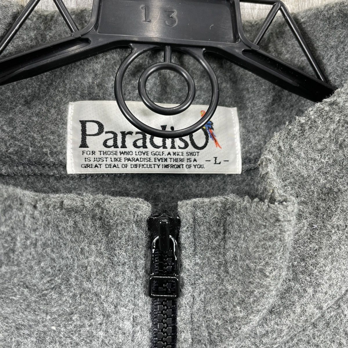 Paradise × Vintage Paradiso Vintage Fleece Half Zipper Jacket Size US L / EU 52-54 / 3 - 9 Thumbnail