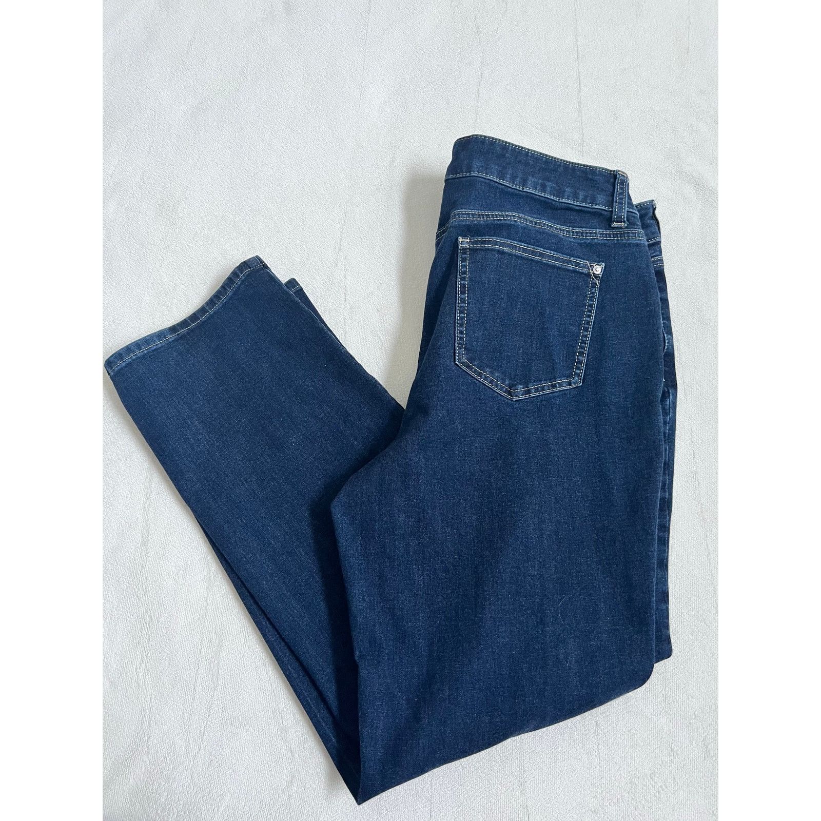 Chicos Chicos Mid-Rise Straight Leg Jean Size 2 Regular (US 12) Size 34" / US 12 / IT 48 - 8 Thumbnail