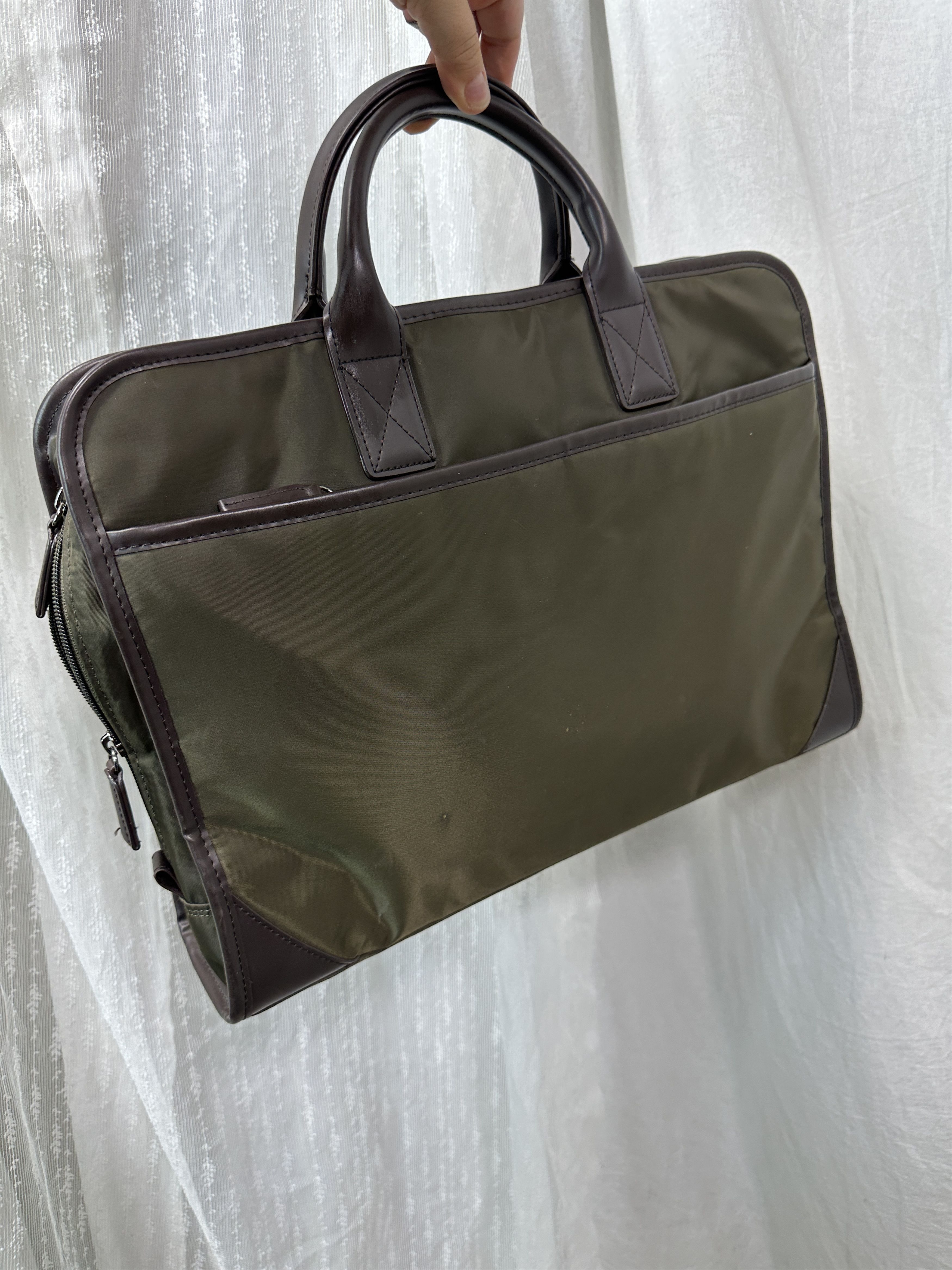Vintage Vintage Military Nylon Unisex Briefcase Bag Y2K Size ONE SIZE - 2 Thumbnail