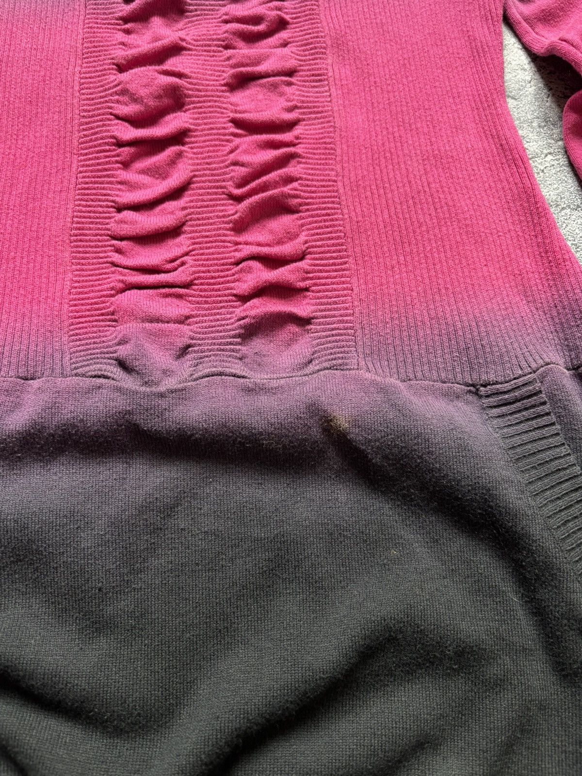 Missoni Vintage Missoni Foulard Ombre Gradient Ruched Knit Dress Size M / US 6-8 / IT 42-44 - 5 Thumbnail