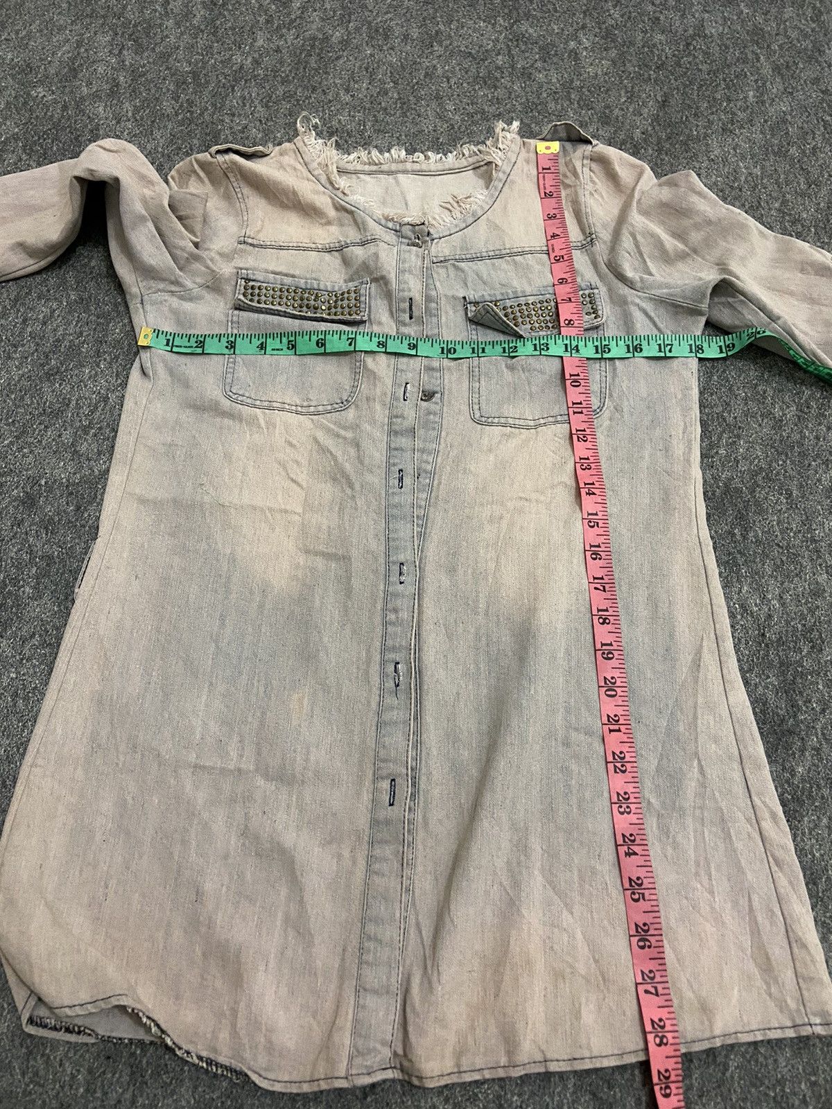 If Six Was Nine × Japanese Brand × Le Grande Bleu (L.G.B.) Vintage denim shirt women if six was nine style Size S / US 4 / IT 40 - 6 Thumbnail