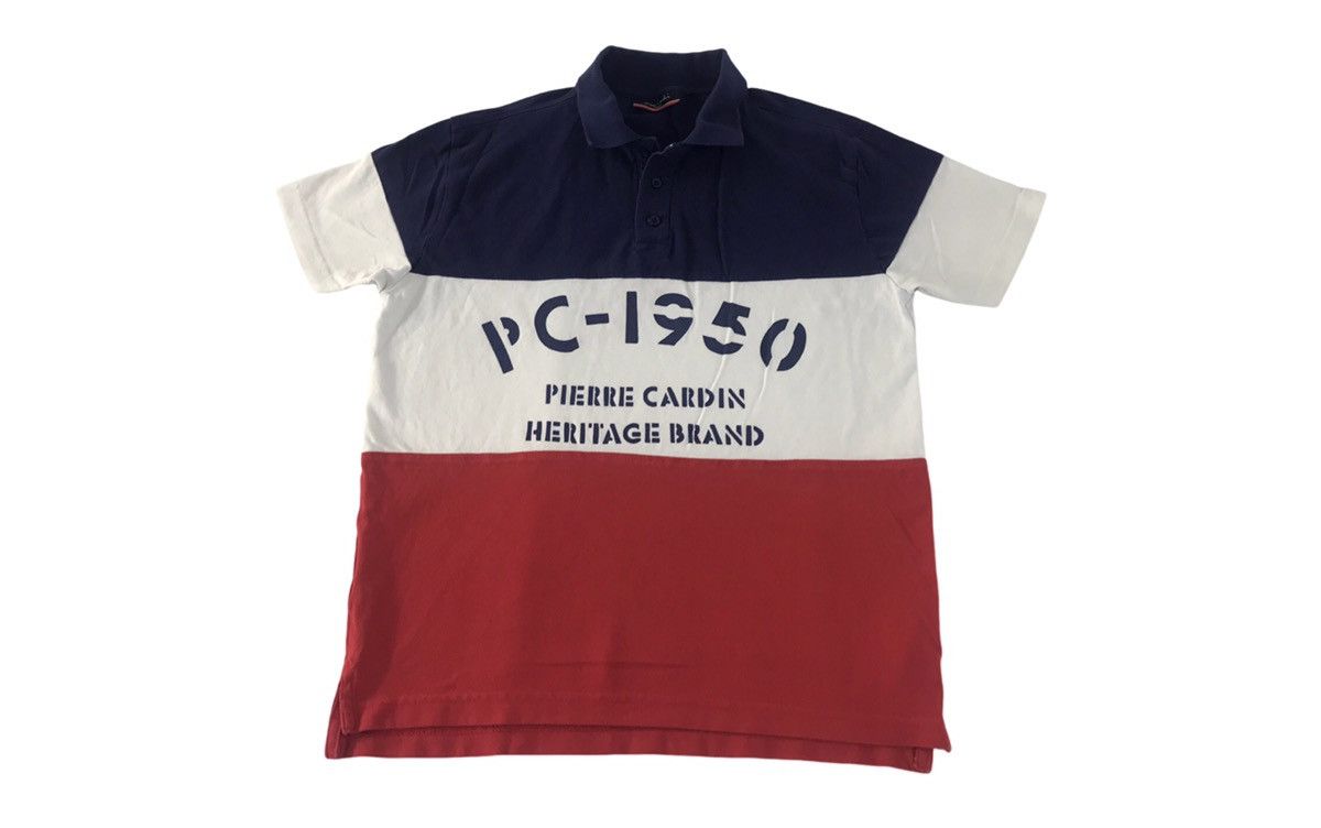 Pierre Cardin Pierre Cardin Paris 1950 Heritage Brand Spell Out Polo Tee Size US M / EU 48-50 / 2 - 1 Thumbnail