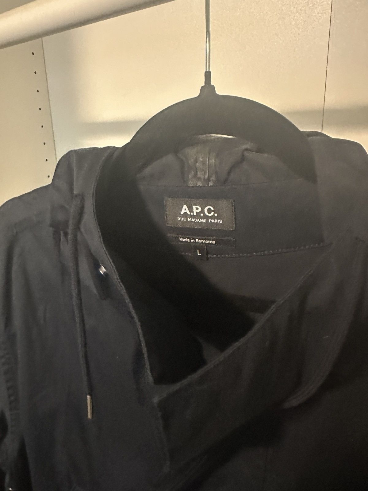 A.P.C. A.P.C. Navy Parka Jacket Size US L / EU 52-54 / 3 - 2 Thumbnail