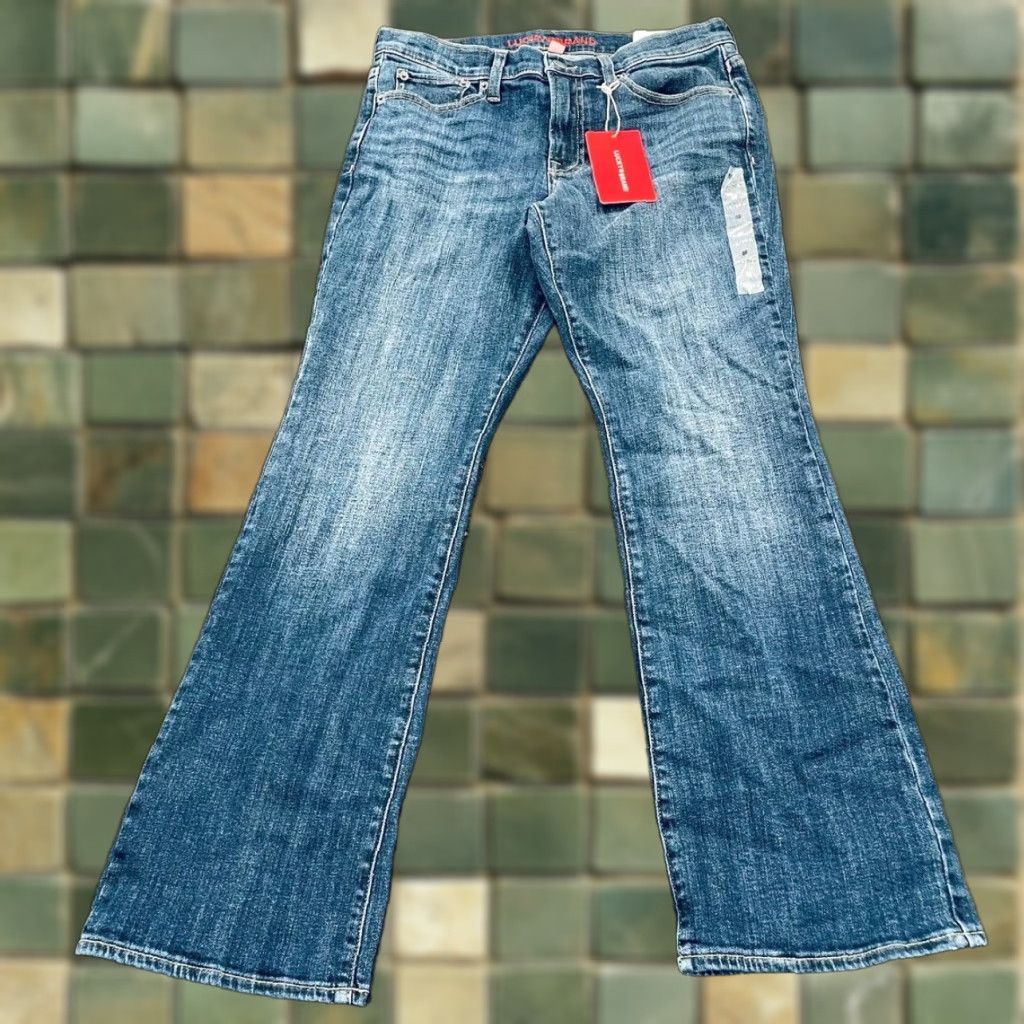 VINTAGE Lucky Brand Mid Rise Bootcut Jeans Women's 10 Blue Cotton