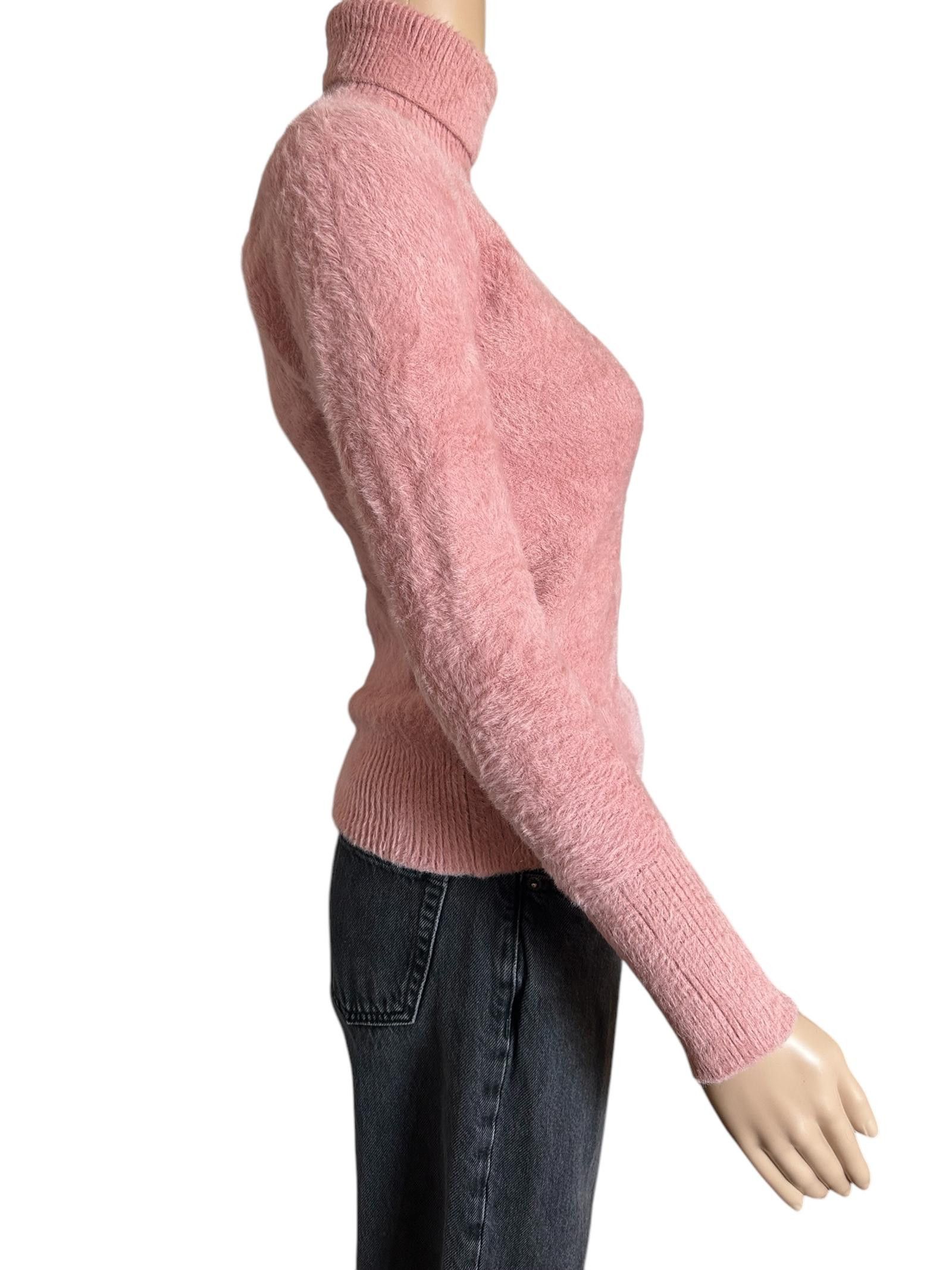 Other Cozy Pink Turtleneck Sweater - Soft Texture Size S / US 4 / IT 40 - 3 Thumbnail