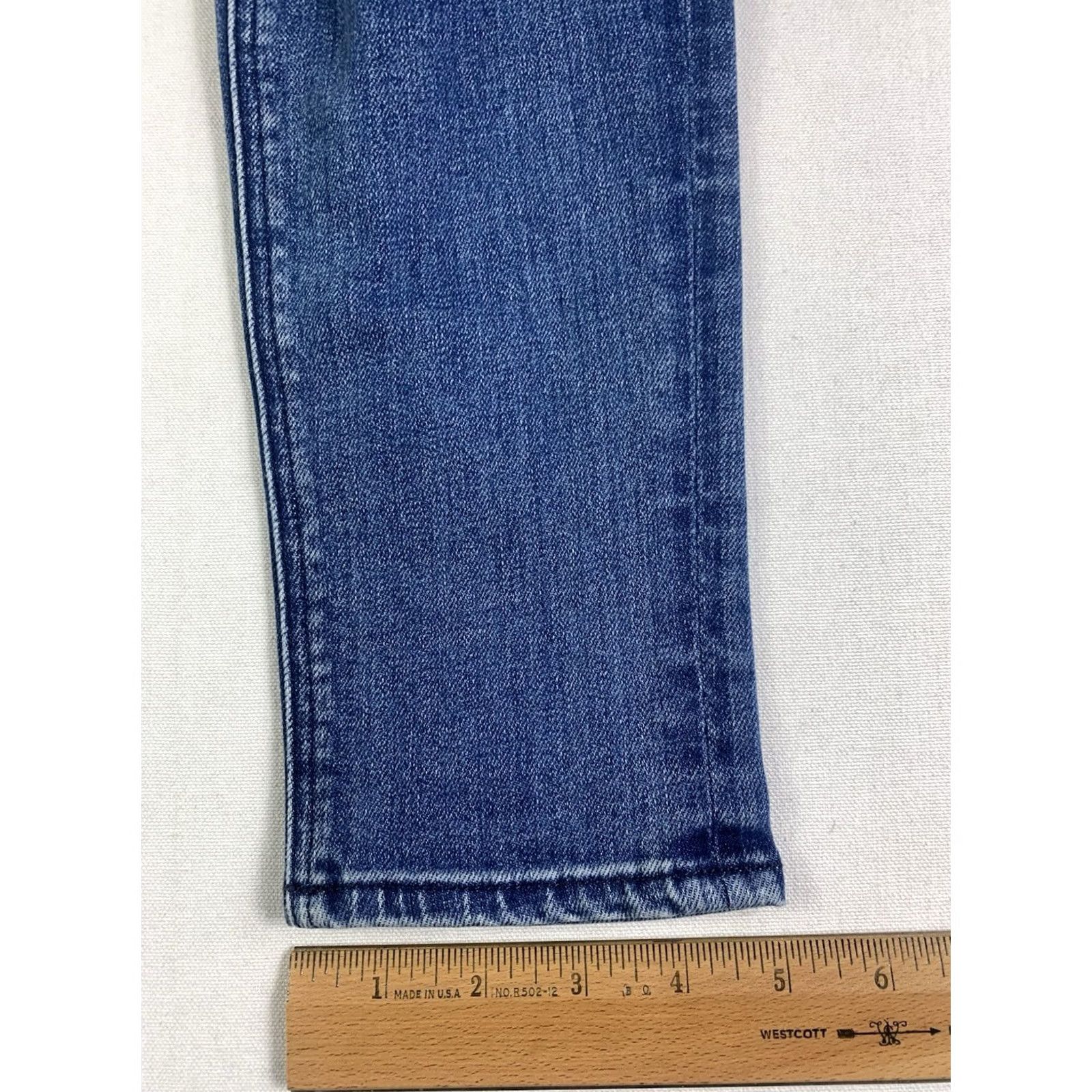 Denime McGuire Distressed Denim Blue Jeans Women's Size 26 Style 38B Size 26" / US 2 / IT 38 - 3 Thumbnail