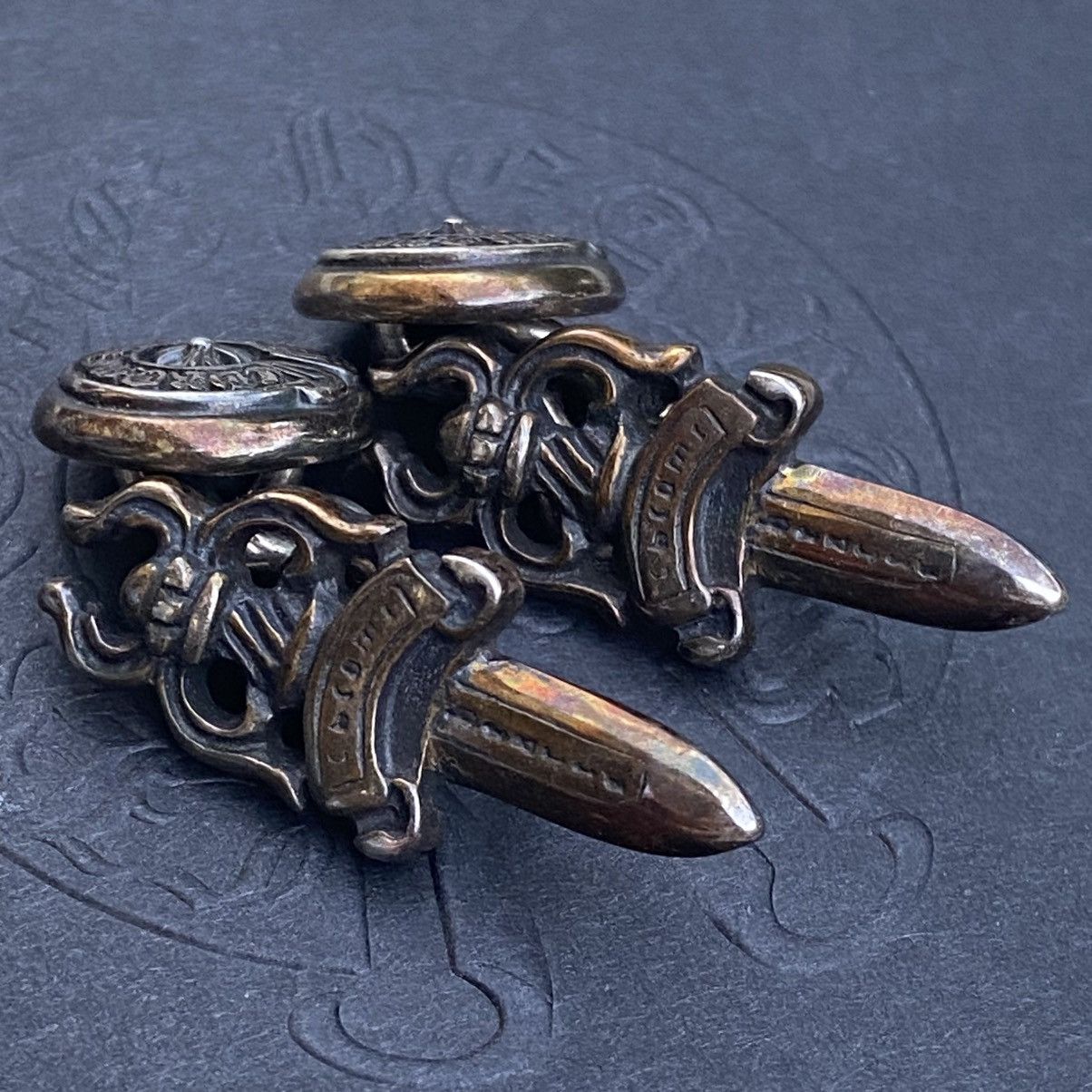 Chrome Hearts Chrome Hearts Dagger Horseshoe Logo Cufflinks Size ONE SIZE - 3 Thumbnail