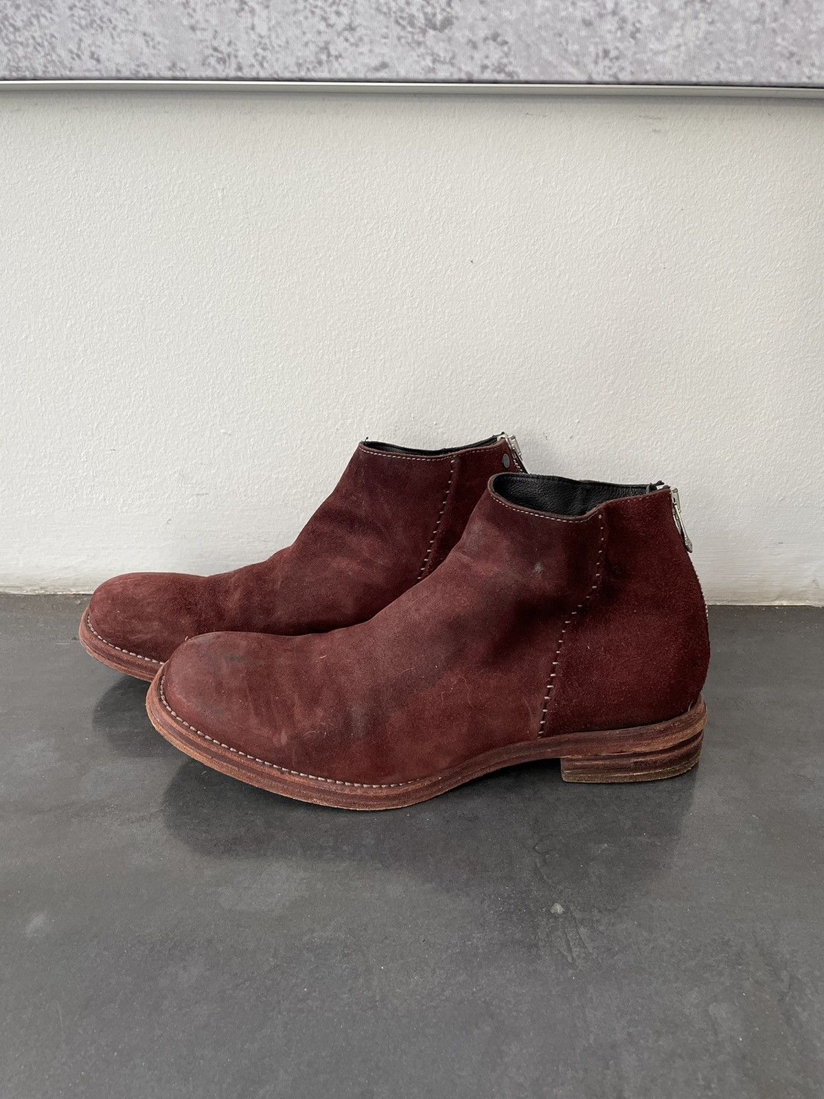 Incarnation Incarnation Burgundy Suede Boots Size US 10.5 / EU 43-44 - 2 Thumbnail