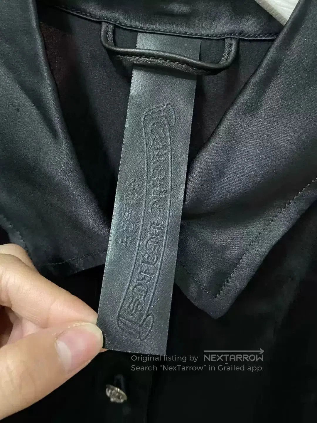 Chrome Hearts black silk shirt by Chrome Hearts. Size US XS / EU 42 / 0 - 4 Thumbnail