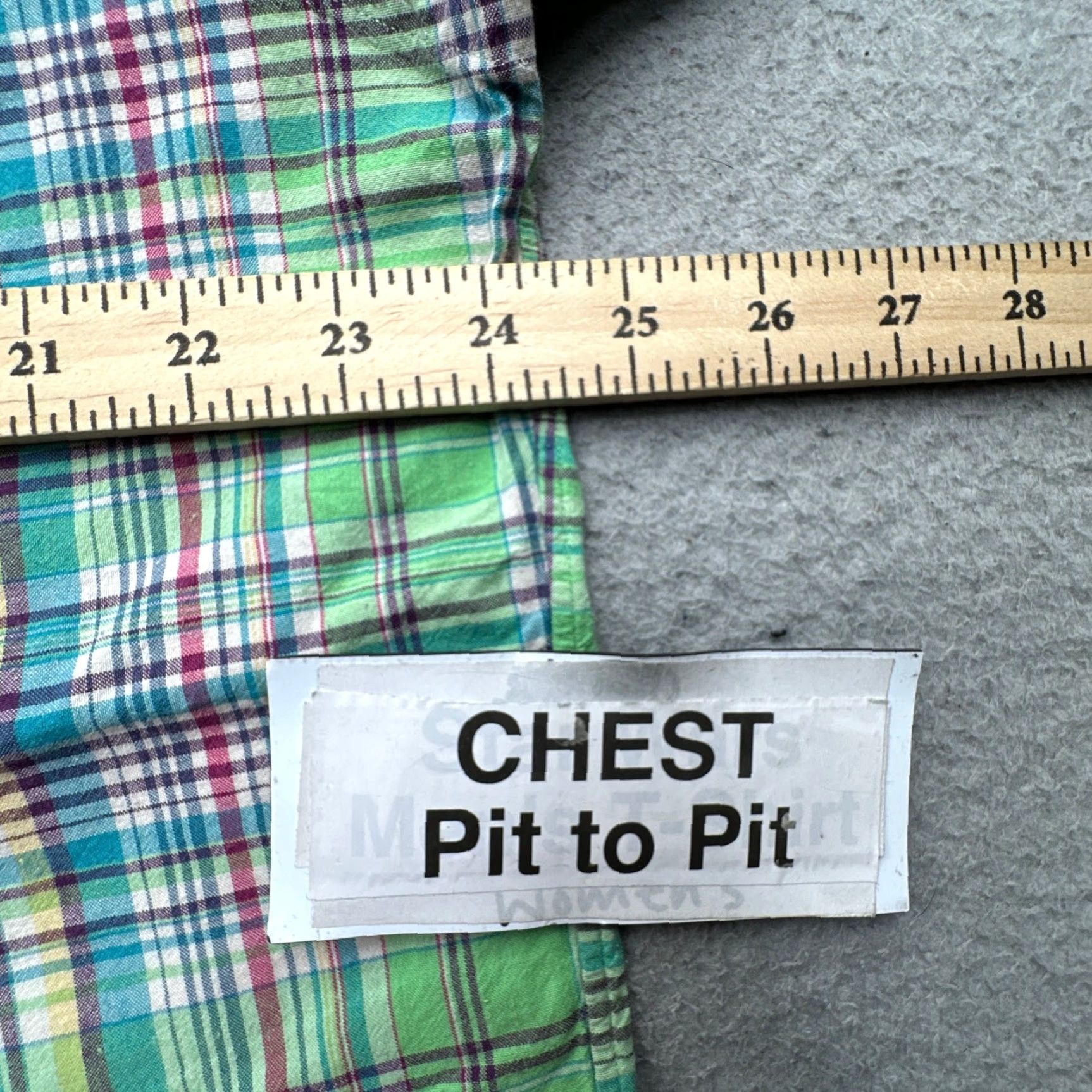 Ralph Lauren Ralph Lauren Blake Green Plaid Short Sleeve Button Down Shirt Mens Medium Cotton Pink Size US M / EU 48-50 / 2 - 3 Thumbnail