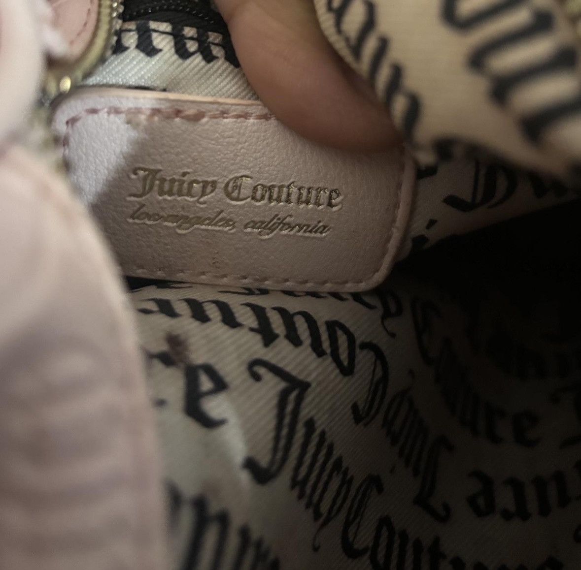 Juicy Couture Vintage Light Pink Juicy Couture Top Handle Bag Size ONE SIZE - 6 Thumbnail