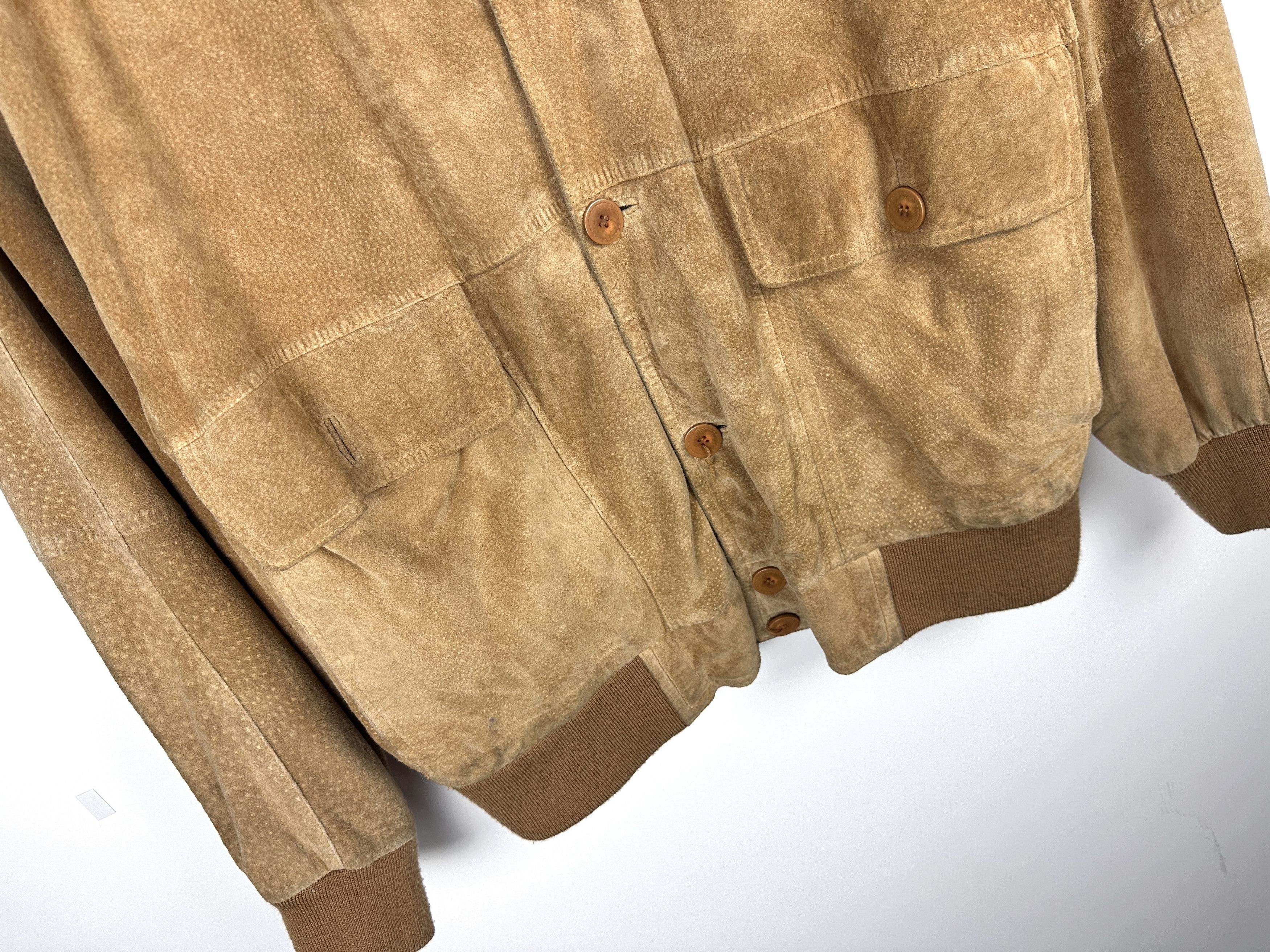 Vintage Vintage leather jacket bomber starboy elegant XXL Size US XXL / EU 58 / 5 - 3 Thumbnail