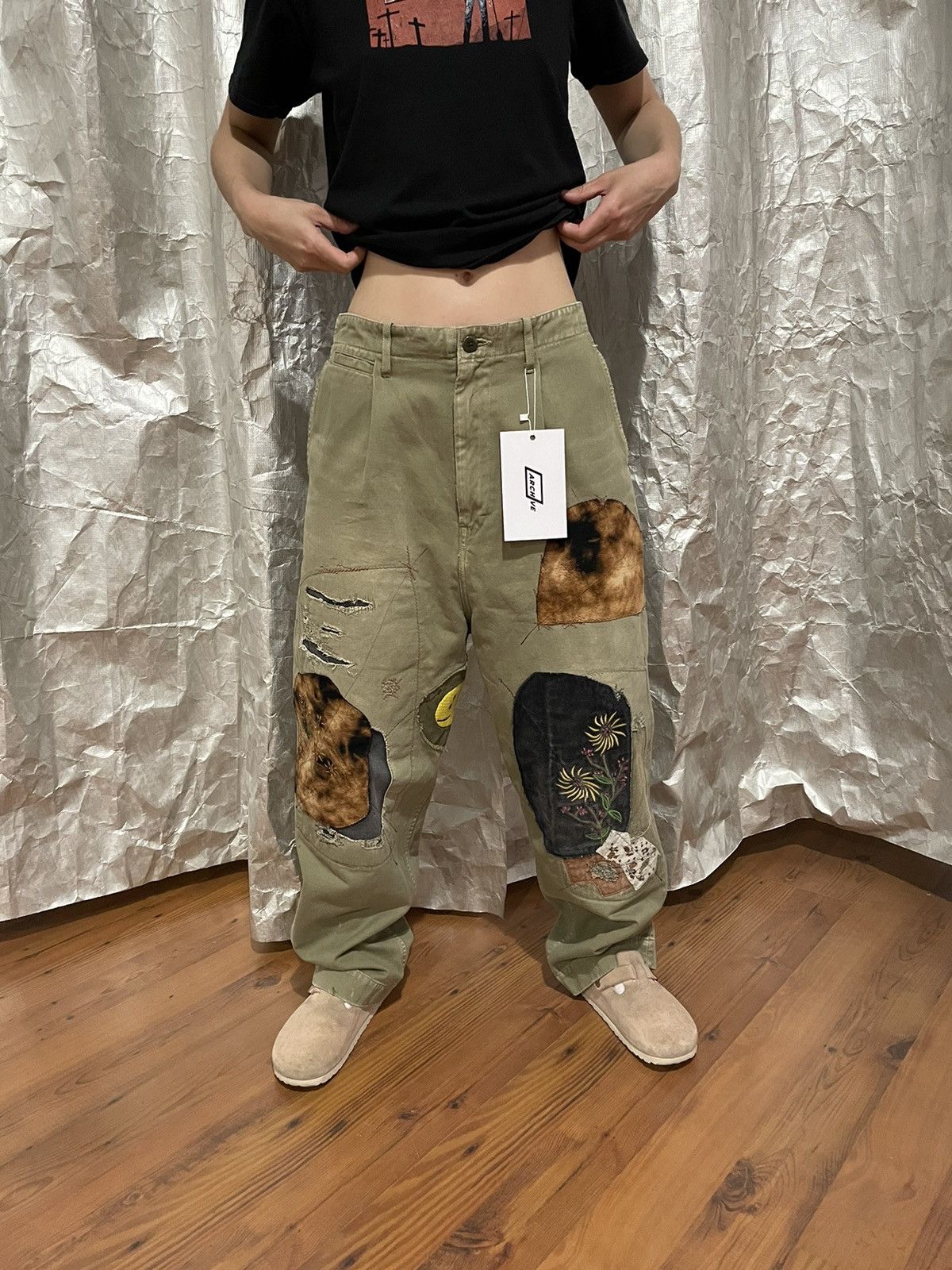 Kapital Kapital Smile Patchwork Pants (1326) Size US 33 - 19 Thumbnail