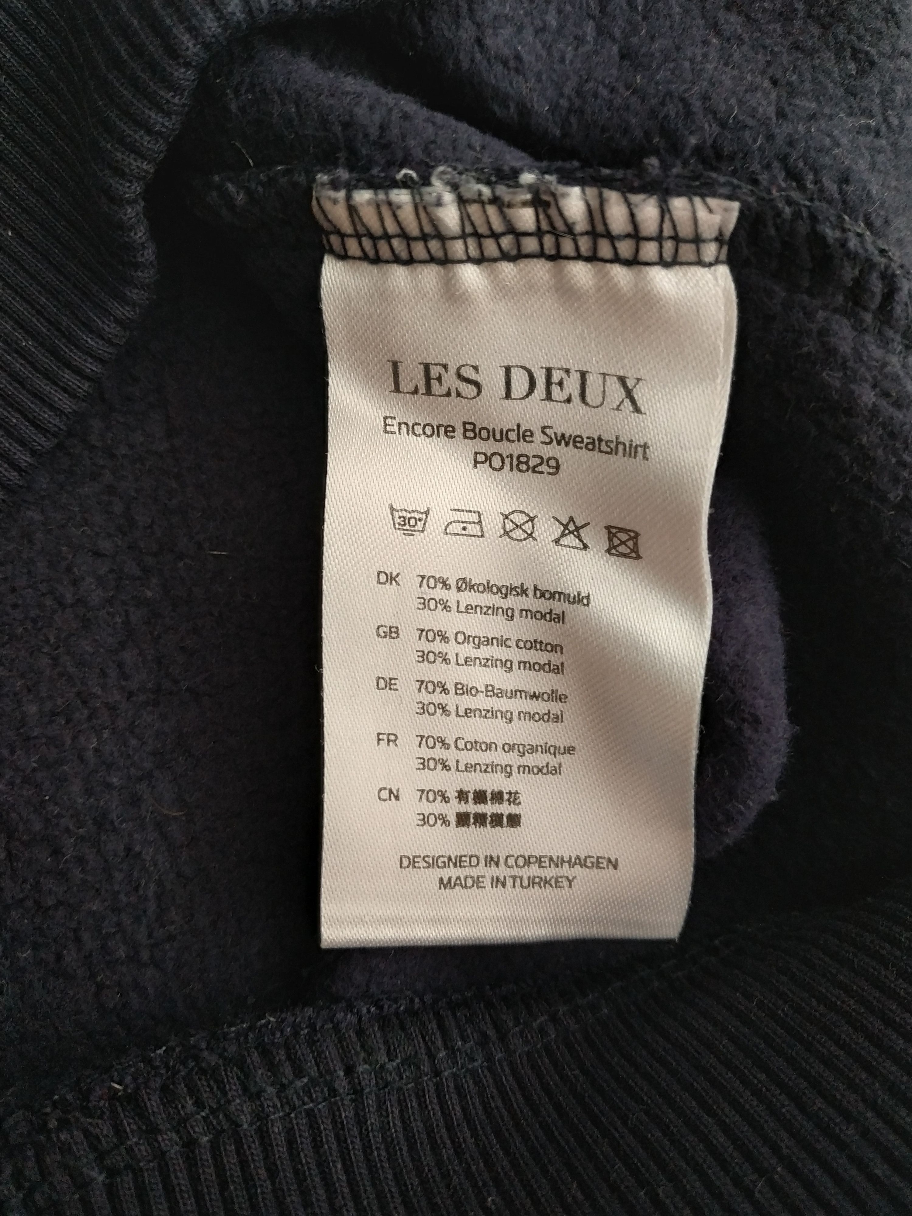 Les Deux Les Deux "Encore Boucle" Men's Plush Logo Sweatshirt, MEDIUM Size US M / EU 48-50 / 2 - 11 Thumbnail
