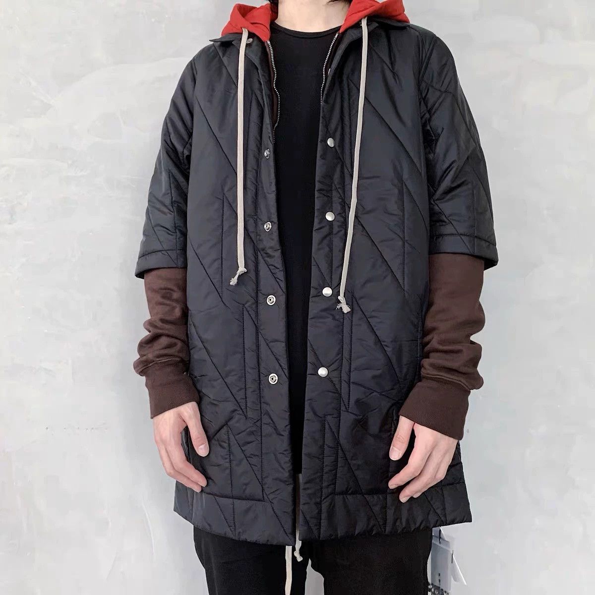 Rick Owens Rick Owens Men's Half-Sleeve Down Jacket XS New Size US XS / EU 42 / 0 - 7 Thumbnail