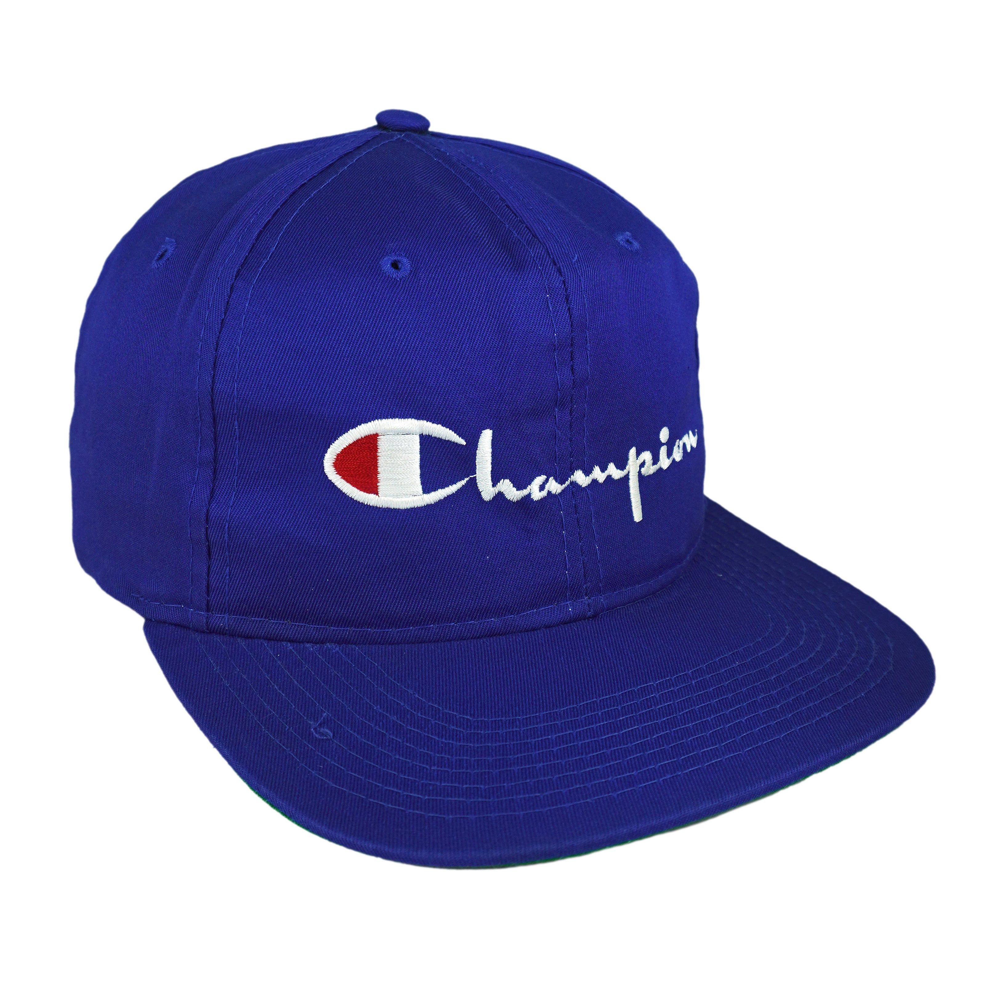Champion Classic Embroidered Snapback Hat 1990s OSFA Size ONE SIZE - 2 Thumbnail