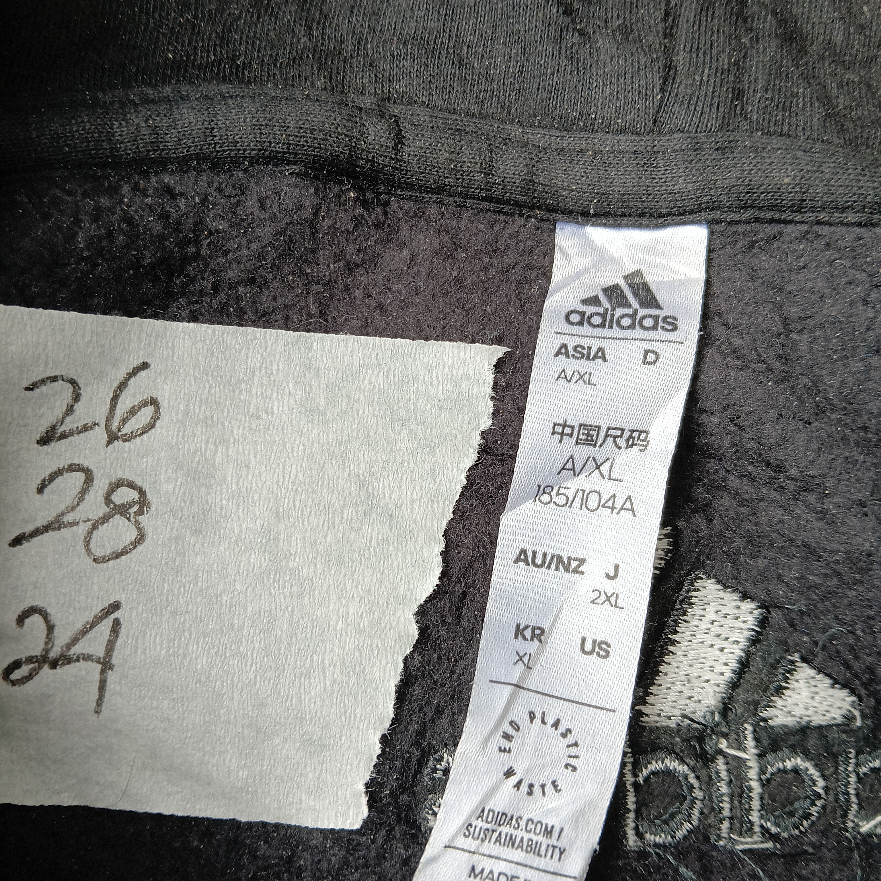 Adidas big logo adidas hoodie xxxl Size US XXL / EU 58 / 5 - 4 Thumbnail