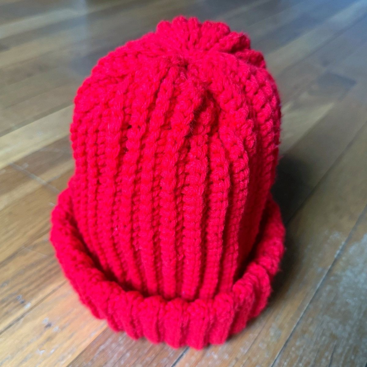 Vintage The Perfect Crochet Chunky Fisherman Ribbed Winter Beanie Size ONE SIZE - 5 Thumbnail