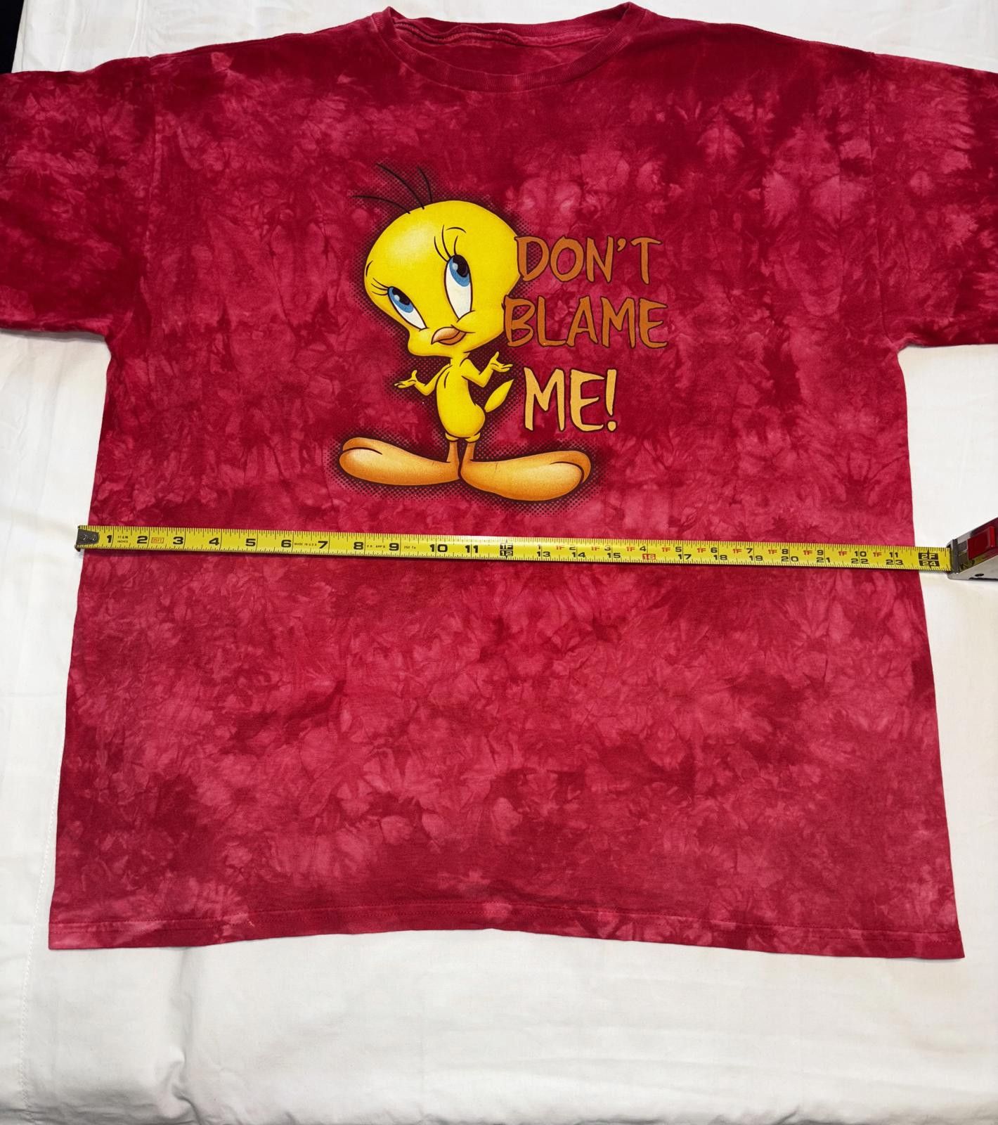 Designer Vintage Tweety Bird T-Shirt - Don't Blame Me! Size M / US 6-8 / IT 42-44 - 5 Thumbnail