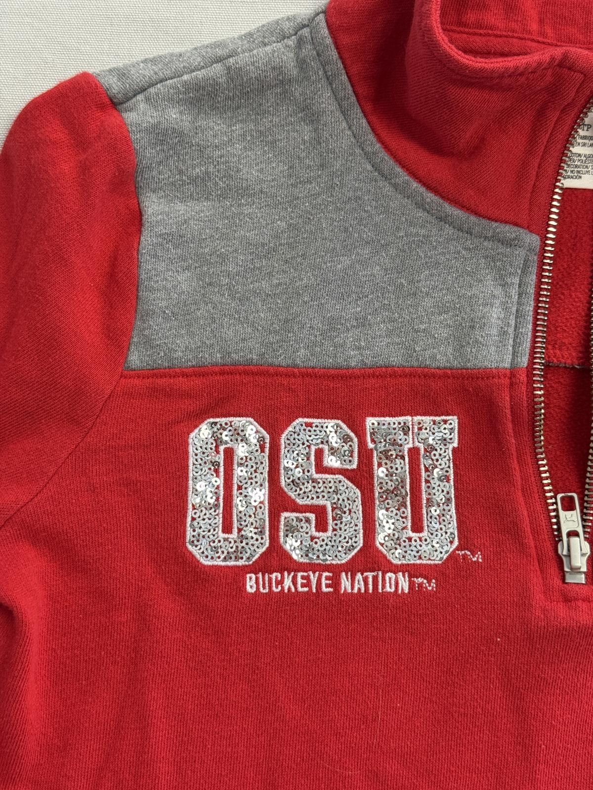 Pink Cute OSU Buckeyes Quarter Zip Brand Ohio State Buckeye XS Size US XS / EU 42 / 0 - 4 Thumbnail