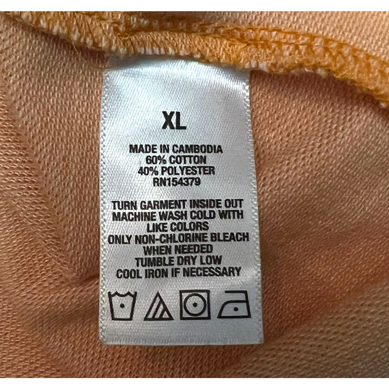 Aeropostale Aeropostale Polo Shirt XL Peach - Navy Collar Short Sleeve Size US XL / EU 56 / 4 - 4 Thumbnail