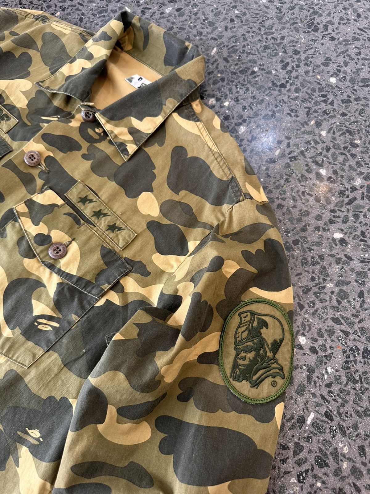 Bape Bape military long sleeve shirt Size US M / EU 48-50 / 2 - 2 Thumbnail