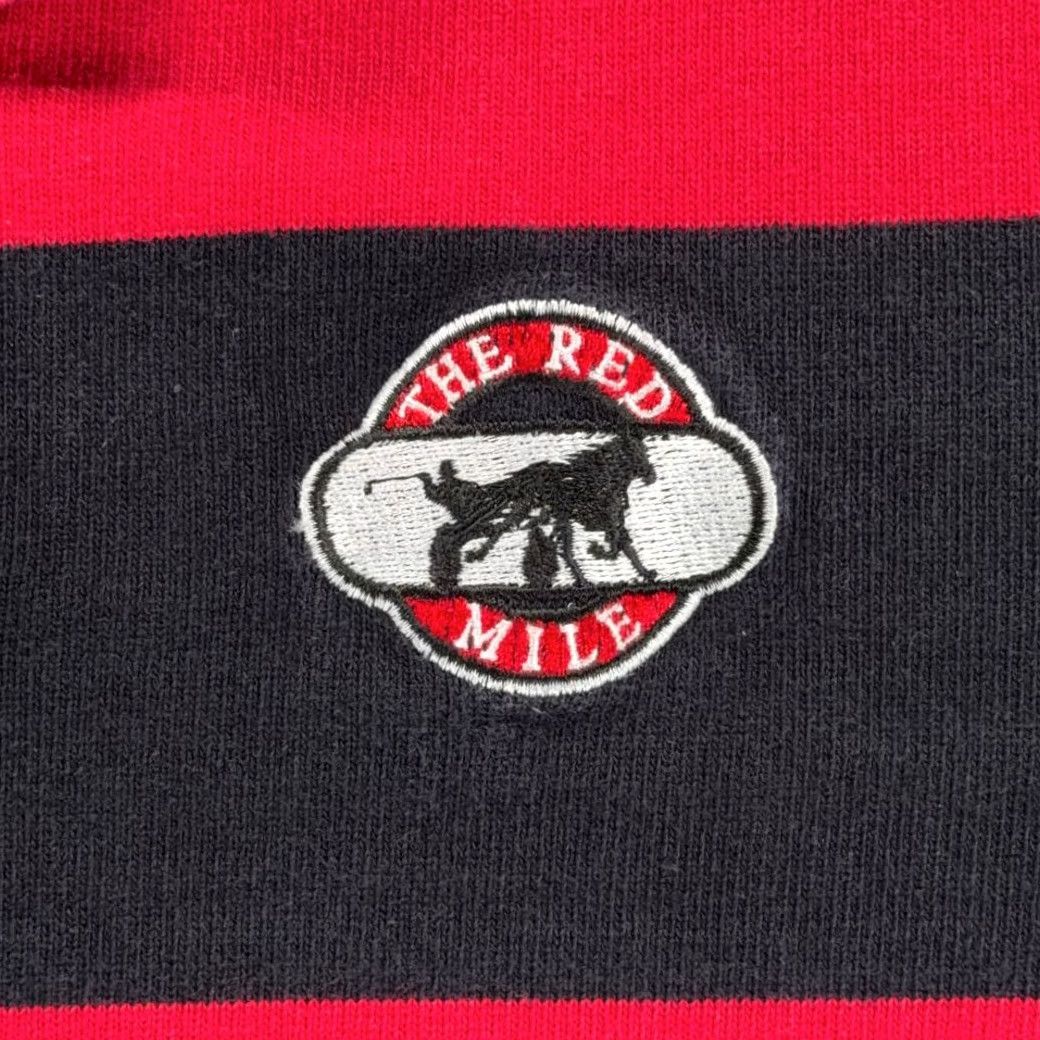 Vintage VINTAGE Red Mile Rugby Polo Shirt Sport-Tek Shirt Adult SMALL Red Black Striped Category: Polo--) Size US S / EU 44-46 / 1 - 2 Thumbnail