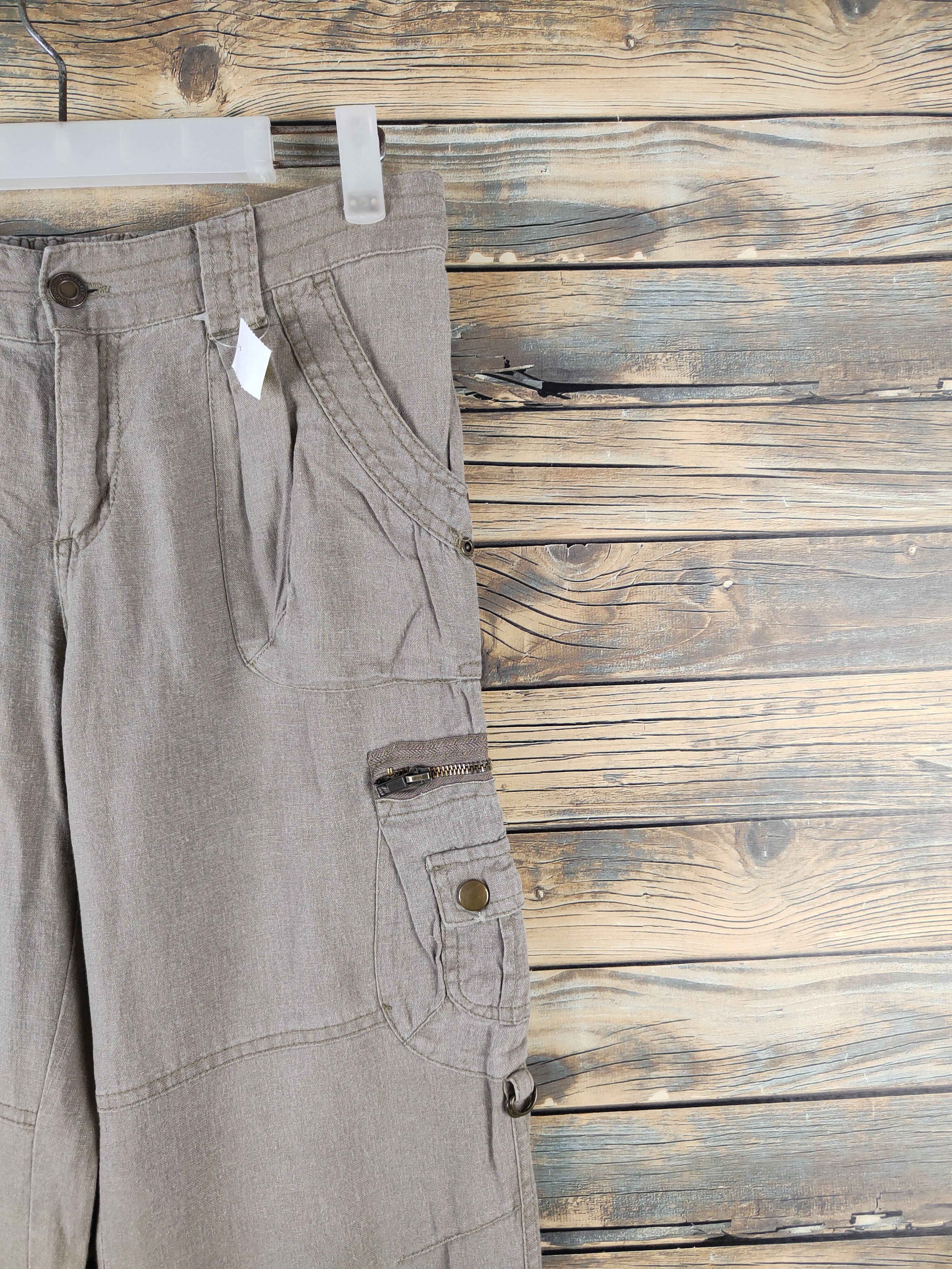 Japanese Brand DL Japanese Brand Brown Multipocket Cargo Pants #1296 Size US 28 / EU 44 - 5 Thumbnail
