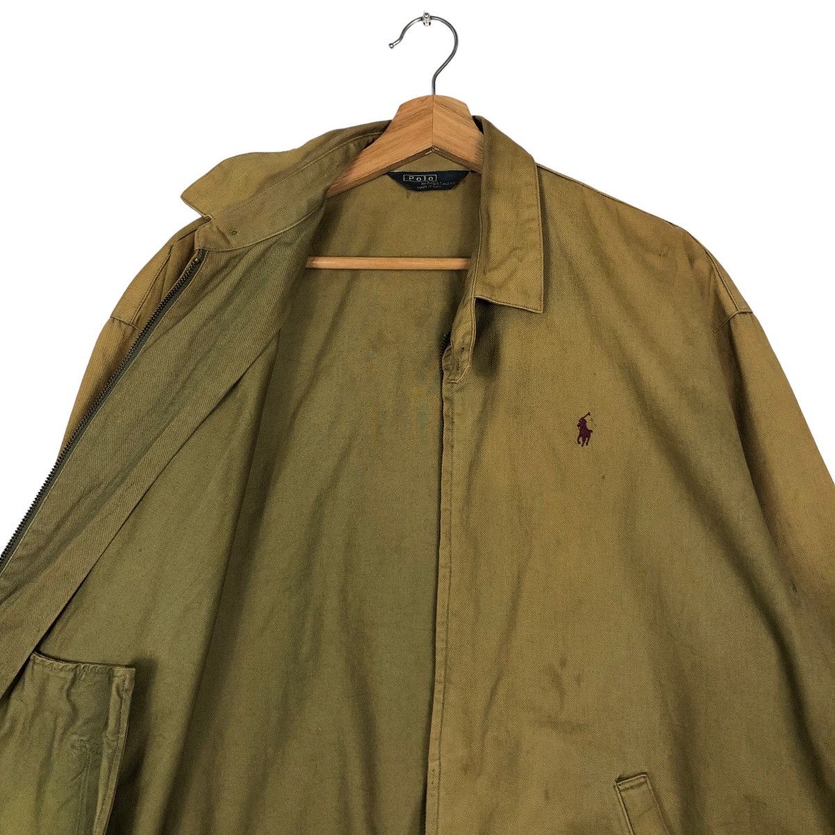 Polo Ralph Lauren 🔥Vintage Bomber Jacket Chore Work Polo Ralph Lauren Size US M / EU 48-50 / 2 - 12 Thumbnail