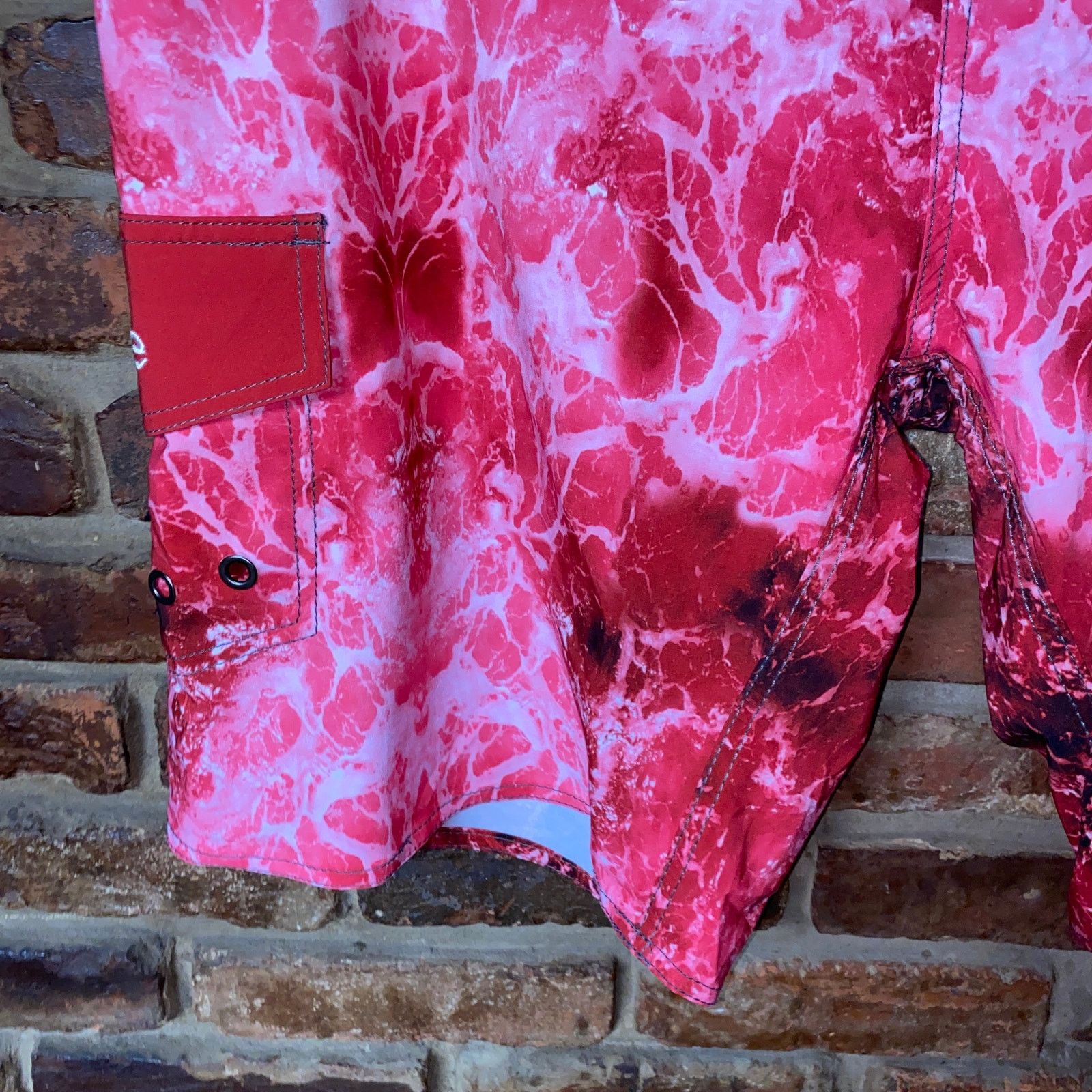 Other NWT Nonwe Red Tie Dye Quick Dry Lined Board Shorts 38 Size US 38 / EU 54 - 3 Thumbnail