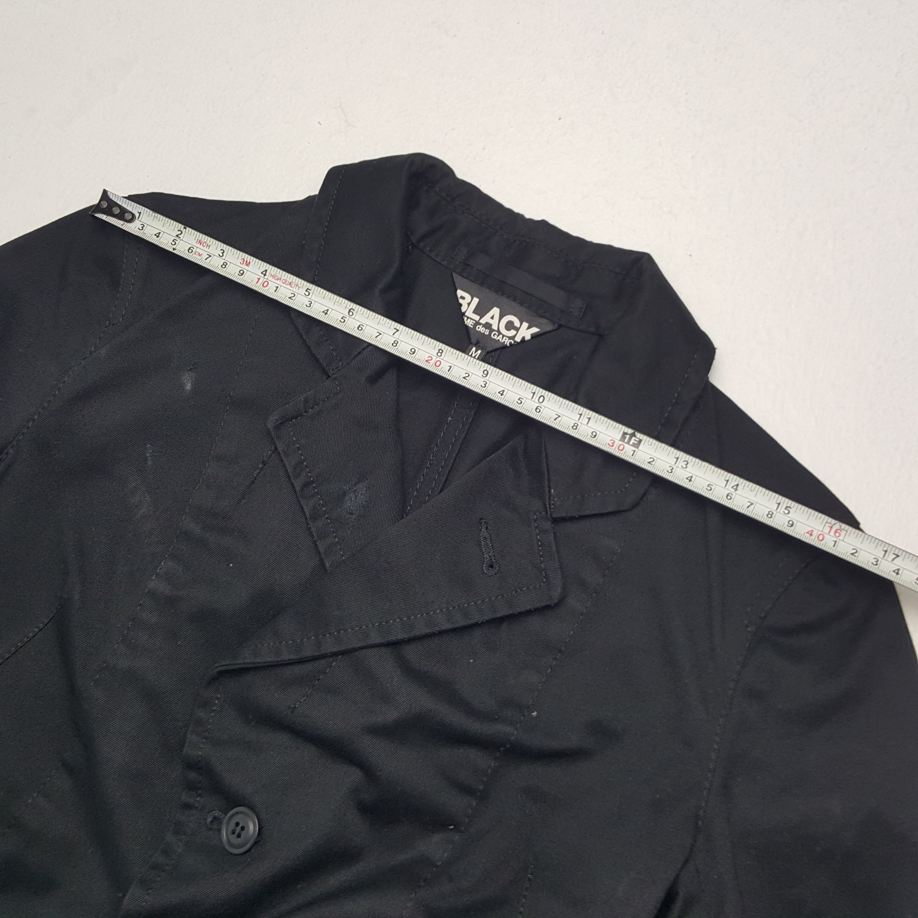Comme des Garcons Homme × Vintage Vintage Comme des Garcons BLACK Japan Designer Jacket Size US XS / EU 42 / 0 - 5 Thumbnail