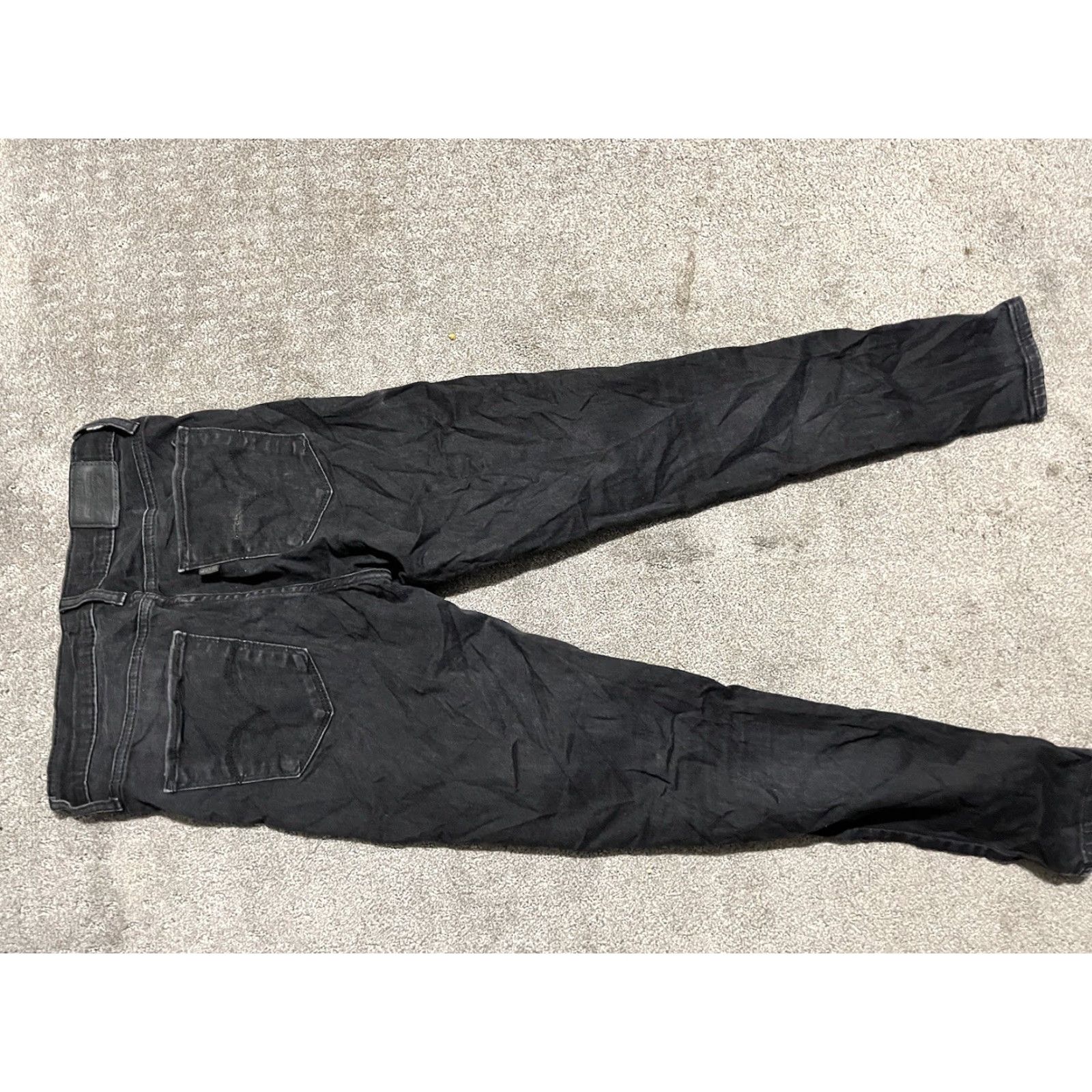 Levi's Levi's Jeans 720 Premium Super Skinny Men's 27x28 Black Denim Hipster Size US 27 - 3 Thumbnail