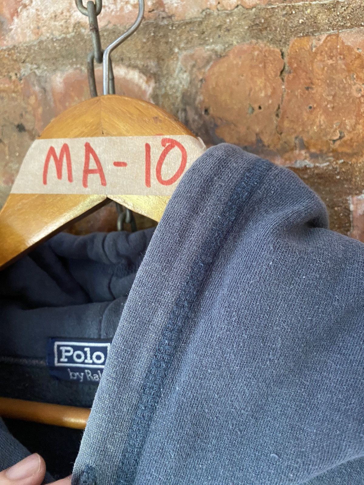 Polo Ralph Lauren 1990s Polo K swiss hoodie Size US M / EU 48-50 / 2 - 8 Thumbnail