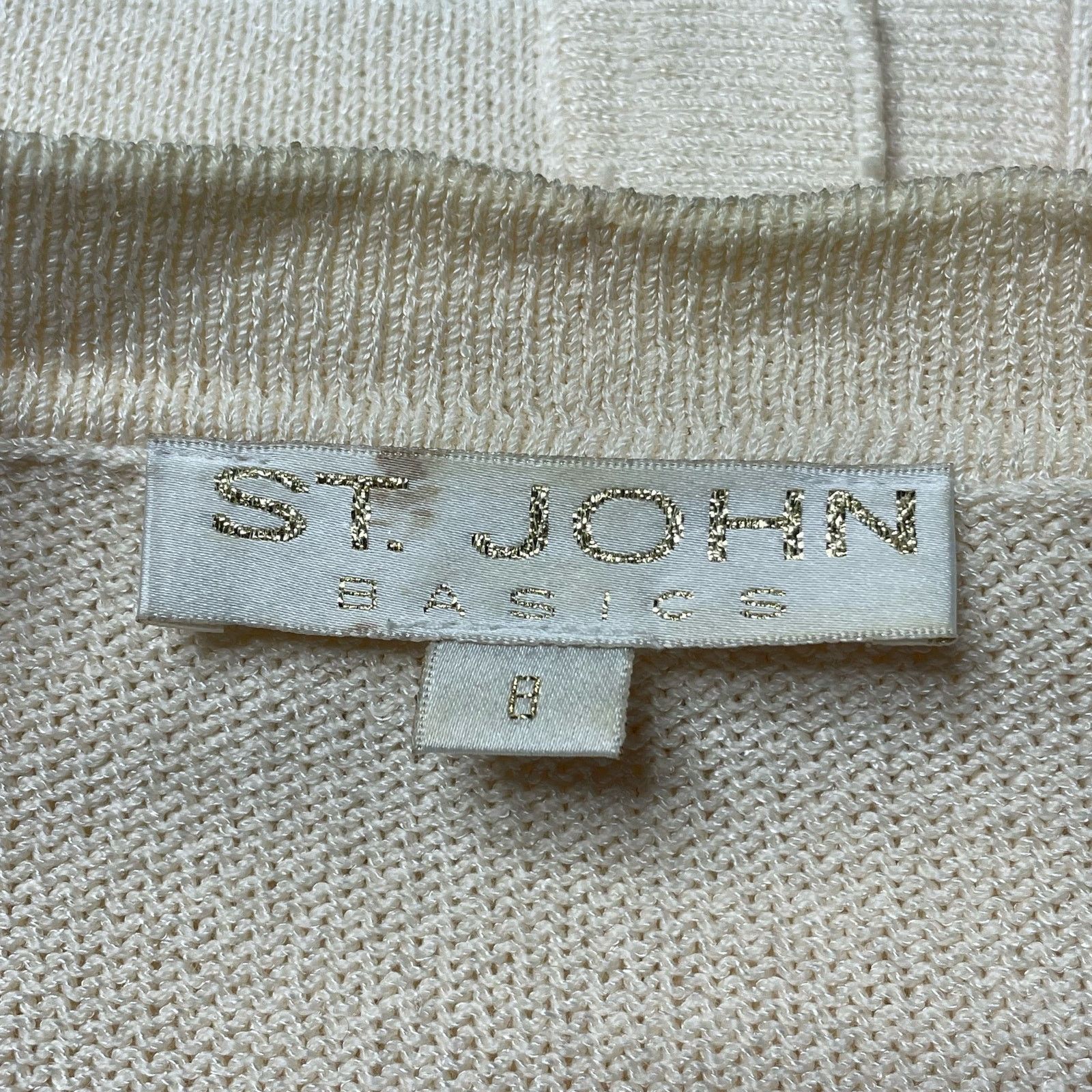 St. John St. John Basics Zip Up Sweater Size M / US 6-8 / IT 42-44 - 2 Thumbnail