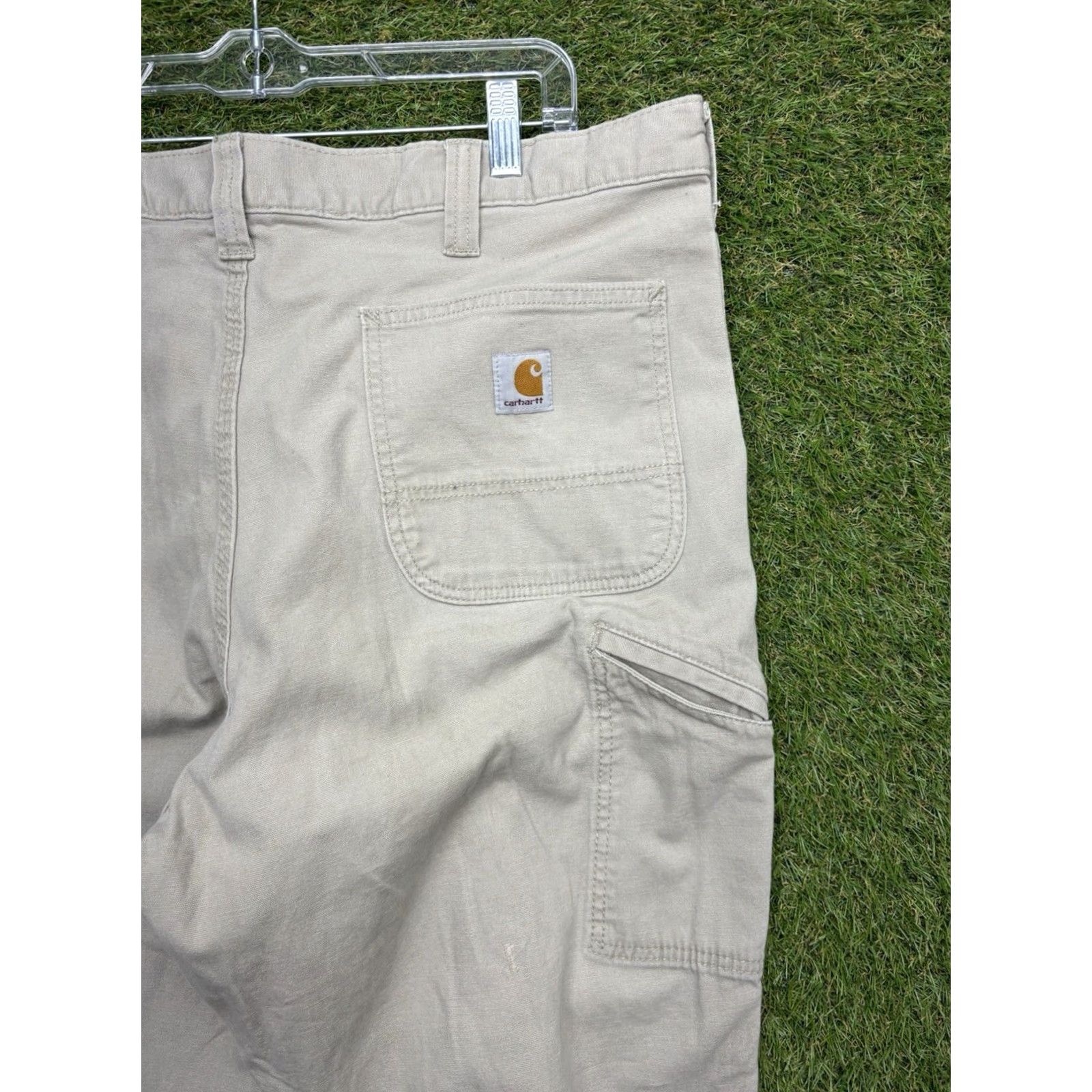 Carhartt Carhartt Pants Mens 40x34 Relaxed Fit Canvas Beige 102291 Workwear Pants Main Selling Point Jeans or Pants? Size US 40 / EU 56 - 3 Thumbnail