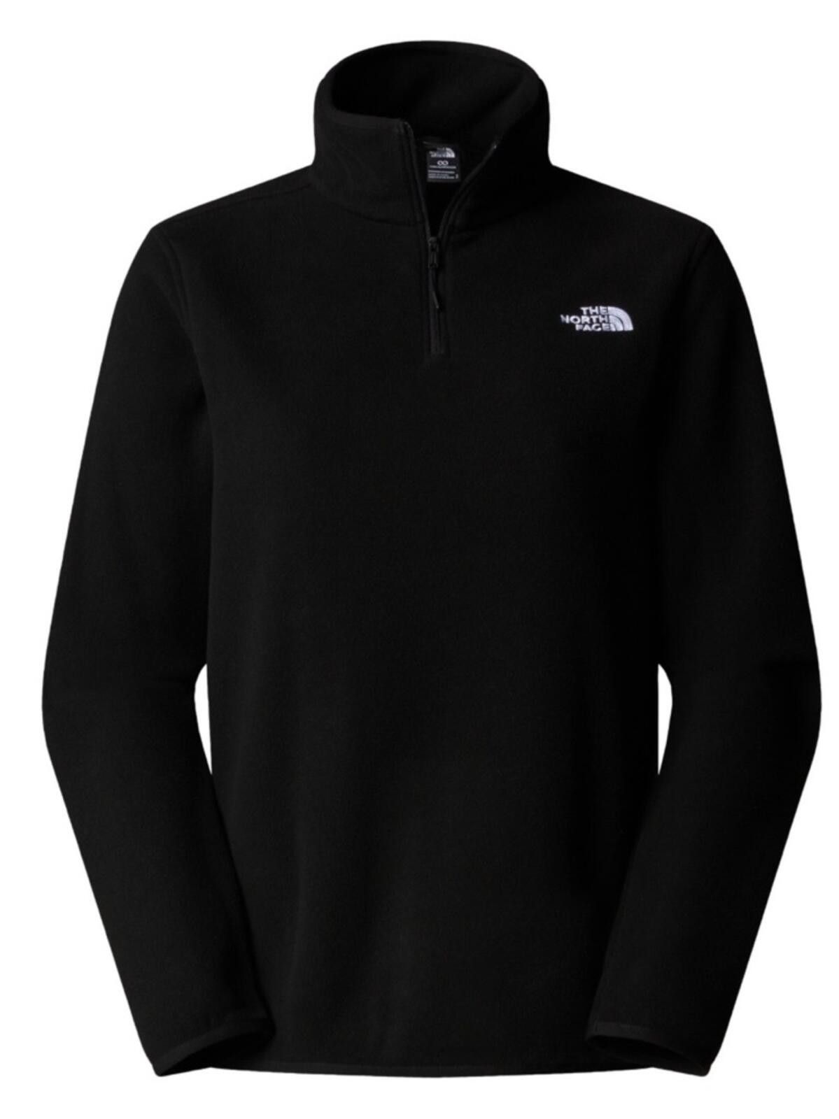 The North Face The North Face / Glacier Fleece 1/4 Zip / Black Size M / US 6-8 / IT 42-44 - 1 Thumbnail