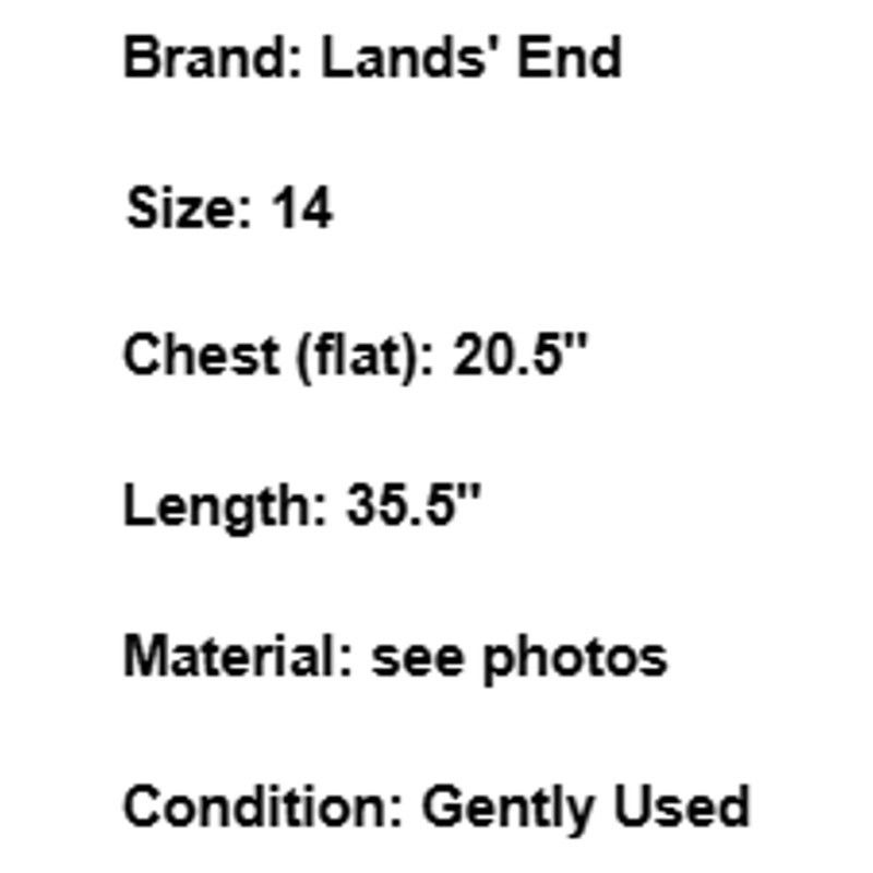 Lands' End Lands End Colorblock Dress Blue 14 Coastal Minimalist Casual Size XL / US 12-14 / IT 48-50 - 8 Thumbnail