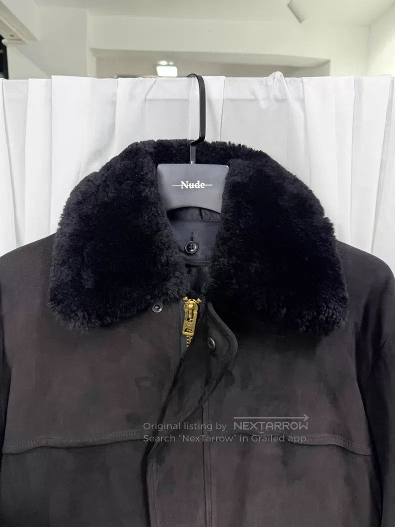 Yohji Yamamoto Yohji Yamamoto Shearling collar leather jacket| Size US M / EU 48-50 / 2 - 4 Thumbnail