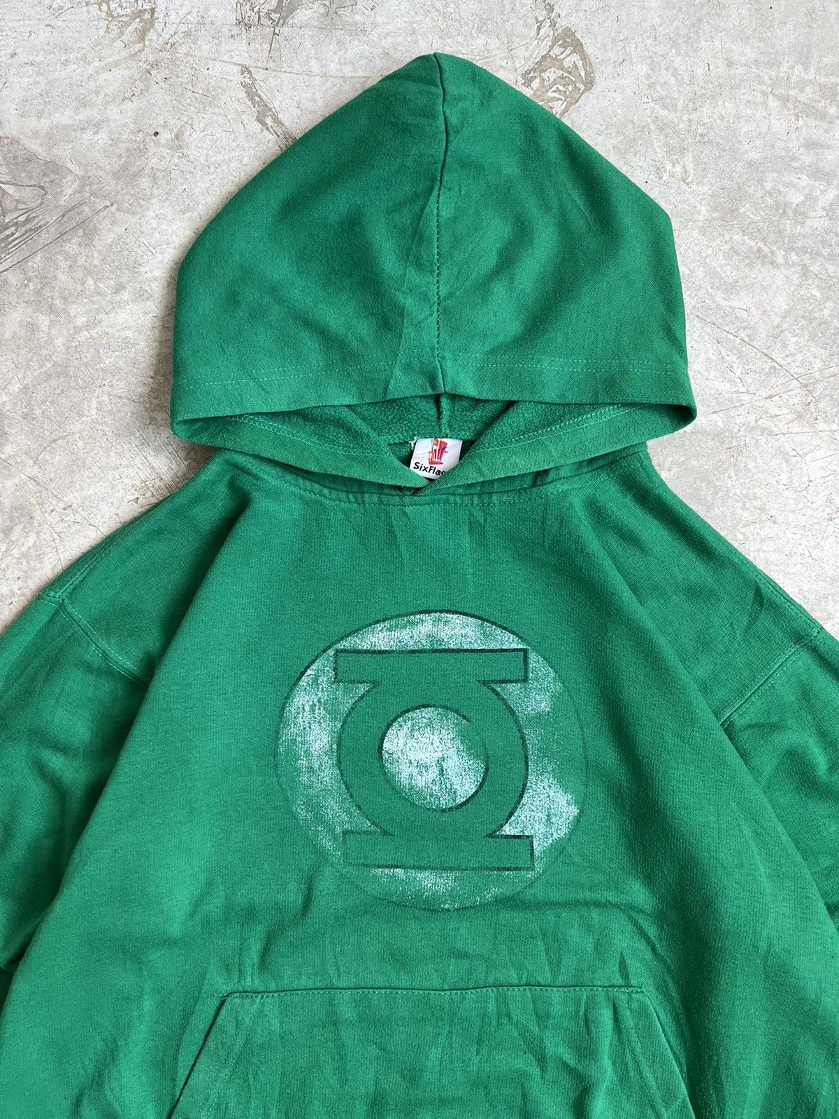 DC Comics × Russell Athletic × Vintage OG! Vintage 90s DC Comics Green Lantern Logo Hoodie Size US M / EU 48-50 / 2 - 2 Thumbnail
