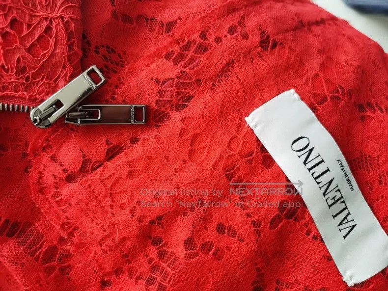 Valentino Valentino Lace cut-out jacket coat Size L / US 10 / IT 46 - 8 Thumbnail