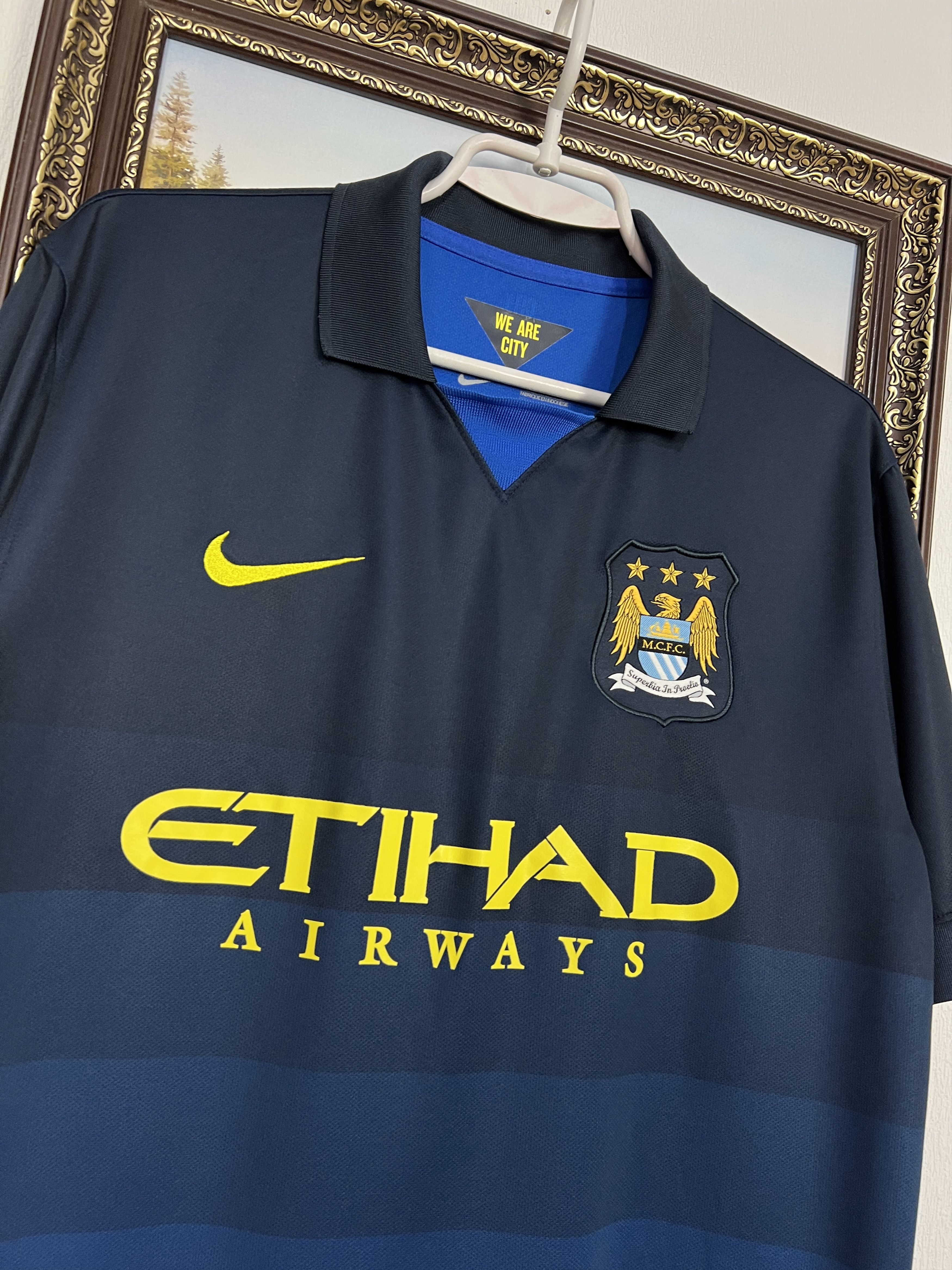 Nike Manchester City Away football shirt Soccer Jersey Trikot Size US L / EU 52-54 / 3 - 3 Thumbnail