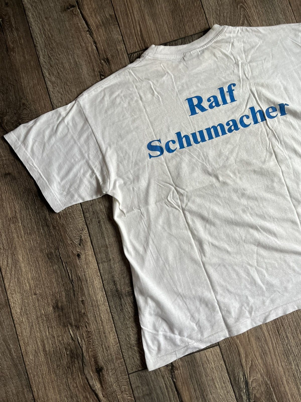 Formula 1 × Vintage Vintage 90s Ralf Schumacher BMW Williams F1 Racing Team Tee Size US L / EU 52-54 / 3 - 16 Thumbnail