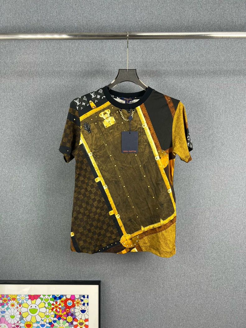 Louis Vuitton Louis Vuitton Old flower full LOGO chain short sleeve Size US M / EU 48-50 / 2 - 1 Thumbnail